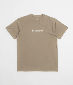 Snow Peak Soft Cotton Logo T-Shirt - Pro UV Protection