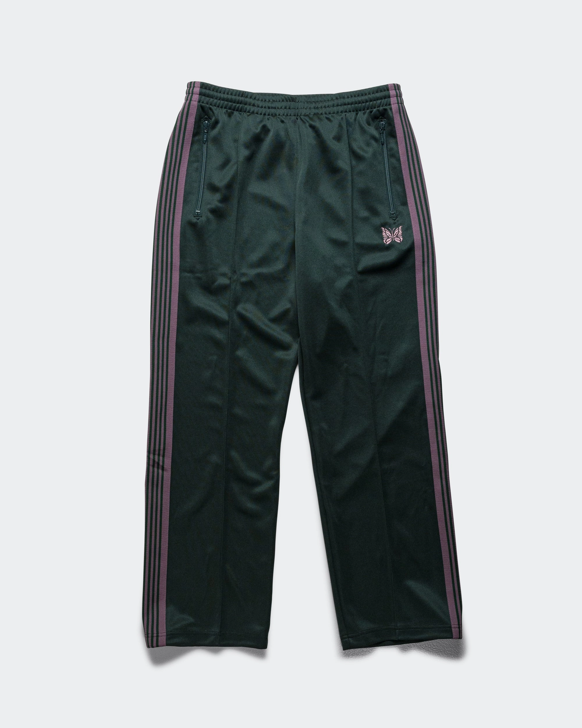Track Pant - Green Poly Smooth Stay Fresh SmoothZipper