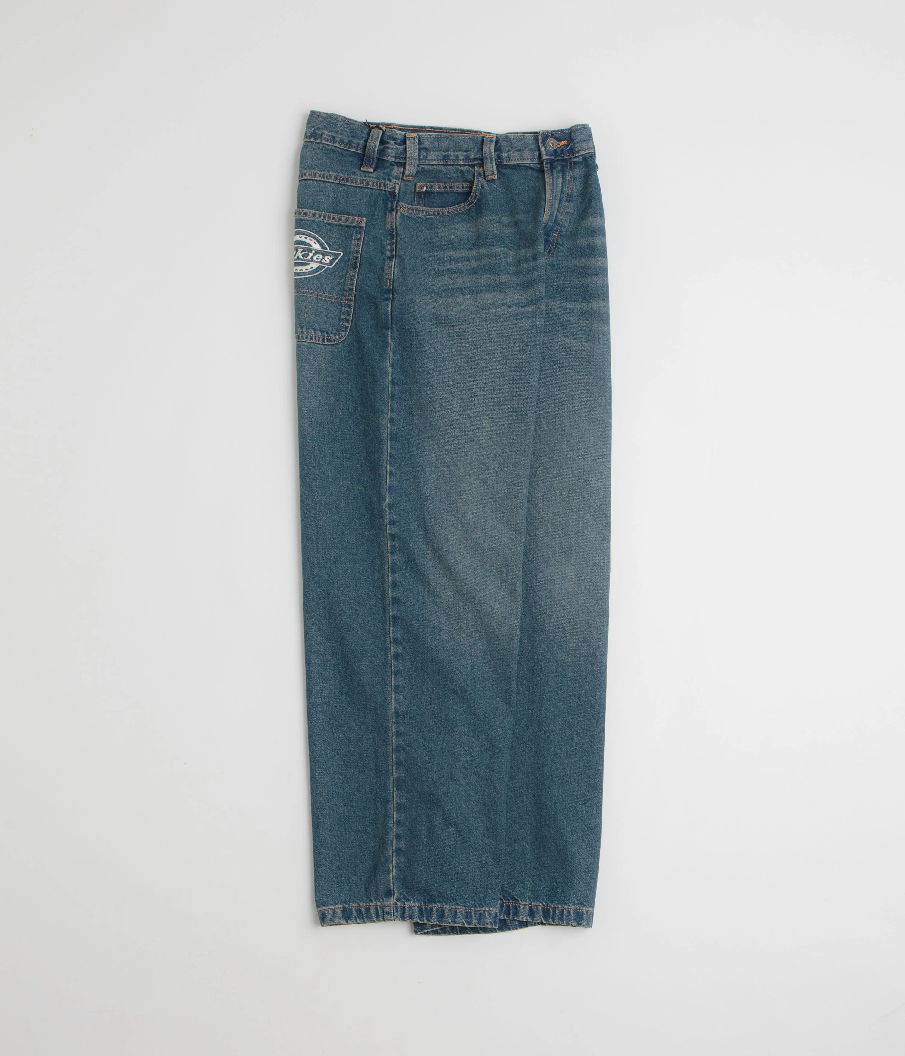 Dickies Hilham Jeans - Khaki Tinted Blue Light Layers
