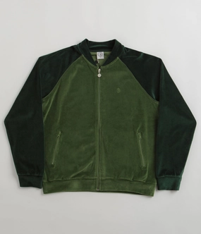 Polar Velour Ralph Jacket - Garden Green Wardrobe Closet
