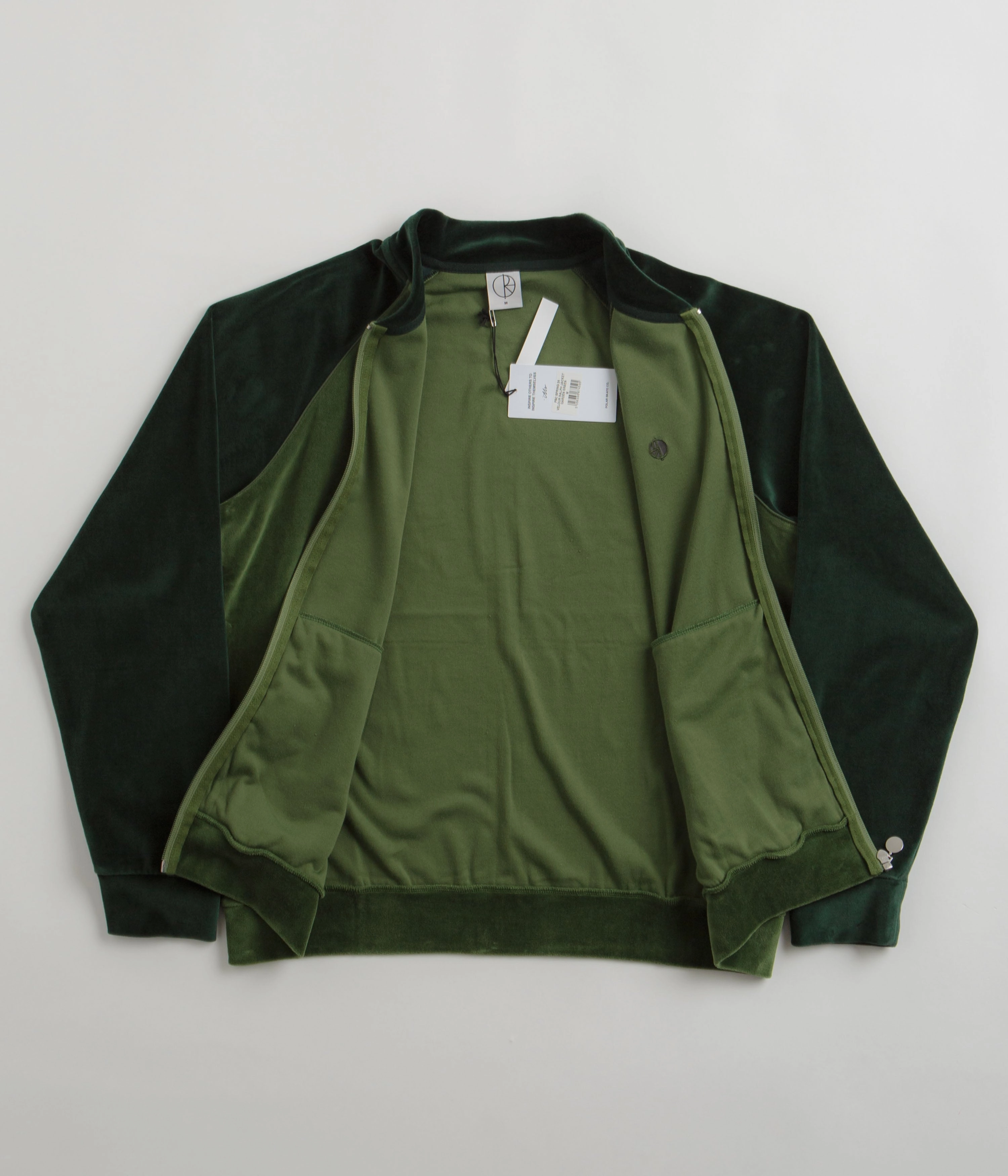 Polar Velour Ralph Jacket - Garden Green Office