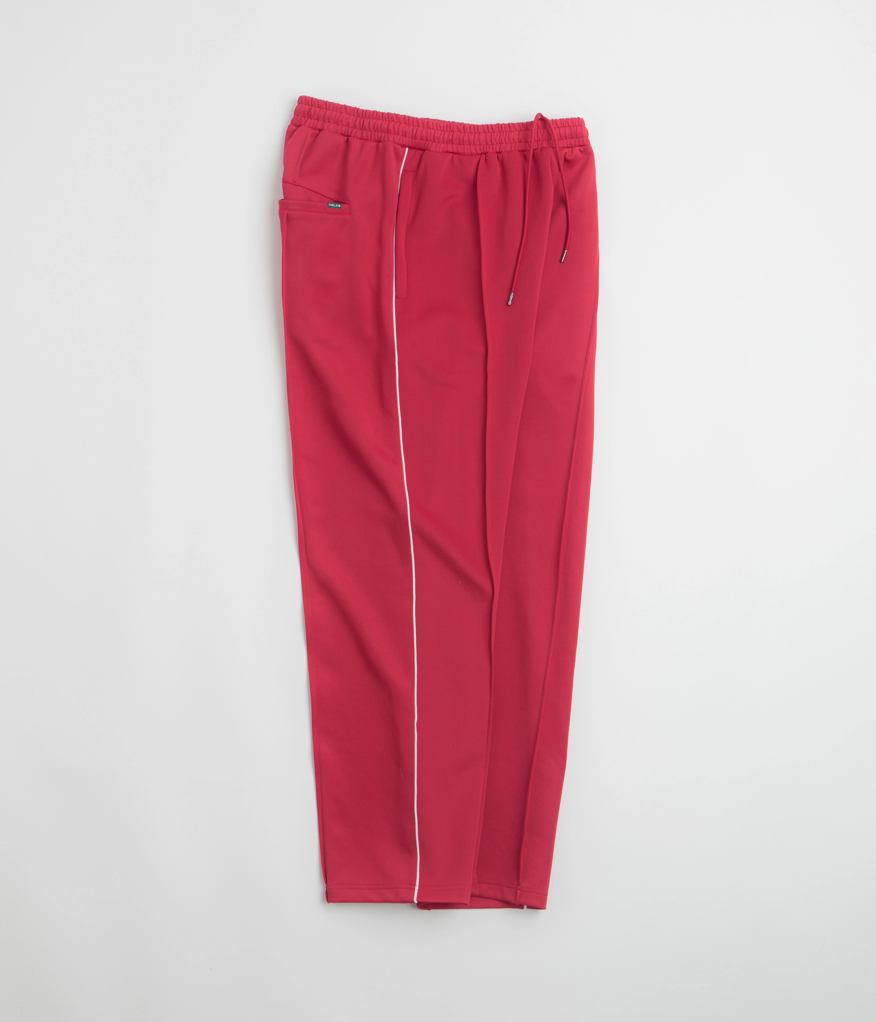 Helas La Marque Tracksuit Pants - Burgundy TaperedLeg Comfortable Fit Look