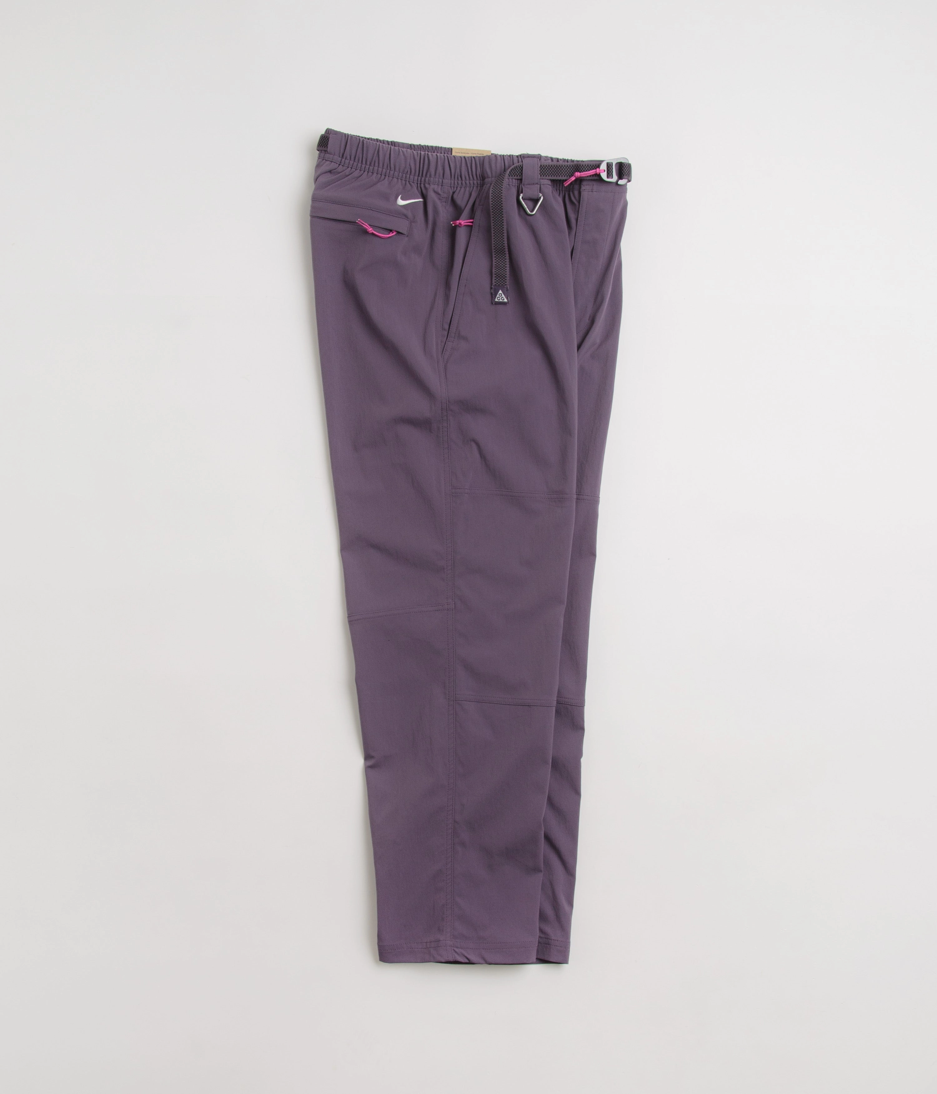 LightweightDesign anti slip grip Nike ACG Hiking Pants - Dark Raisin / Black / Summit White