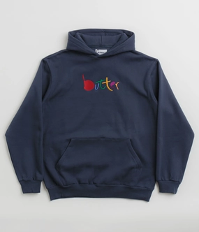 Butter Goods Art Hoodie - Navy Young Professional City Scene