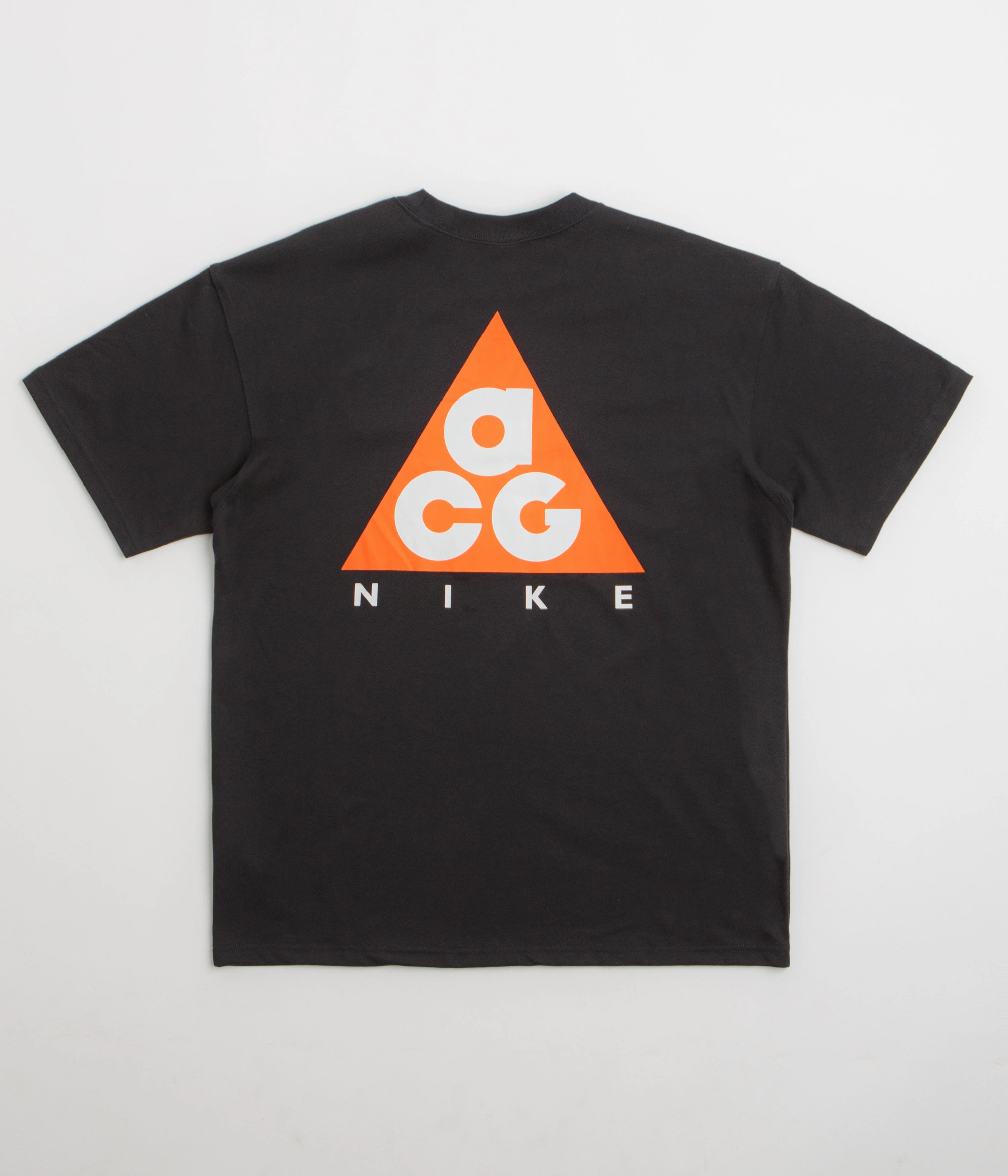 Raw Edge Hem Trendy Basics Nike ACG Tri Logo T-Shirt - Black