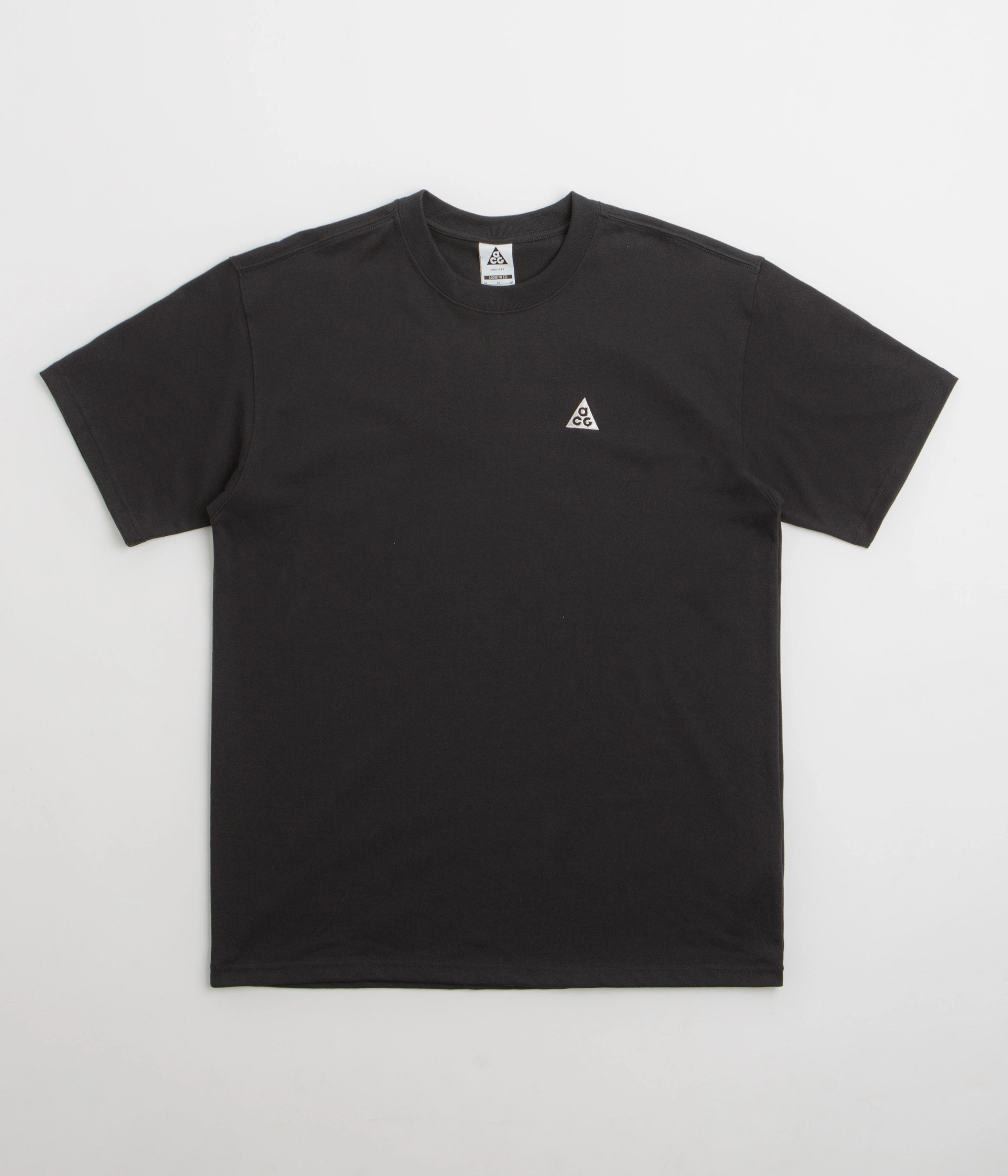 Nike ACG Tri Logo T-Shirt - Black Minimalist Apparel Yarn Dyed Stripes