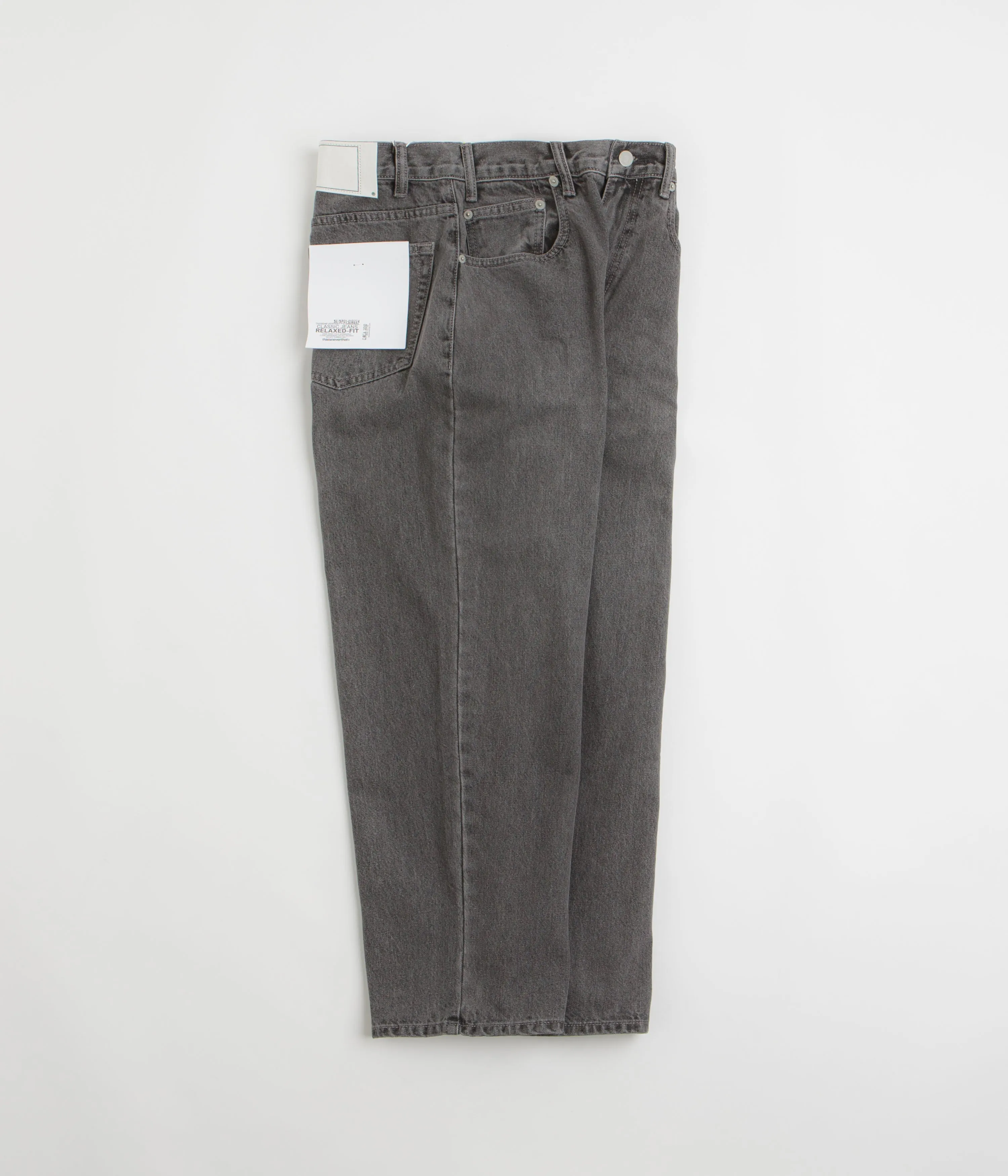 thisisneverthat Relaxed Jeans - Grey Chill Outfit Streetwear Fan Holiday Vibes Couple Look Athlete Fit Festival Outfit