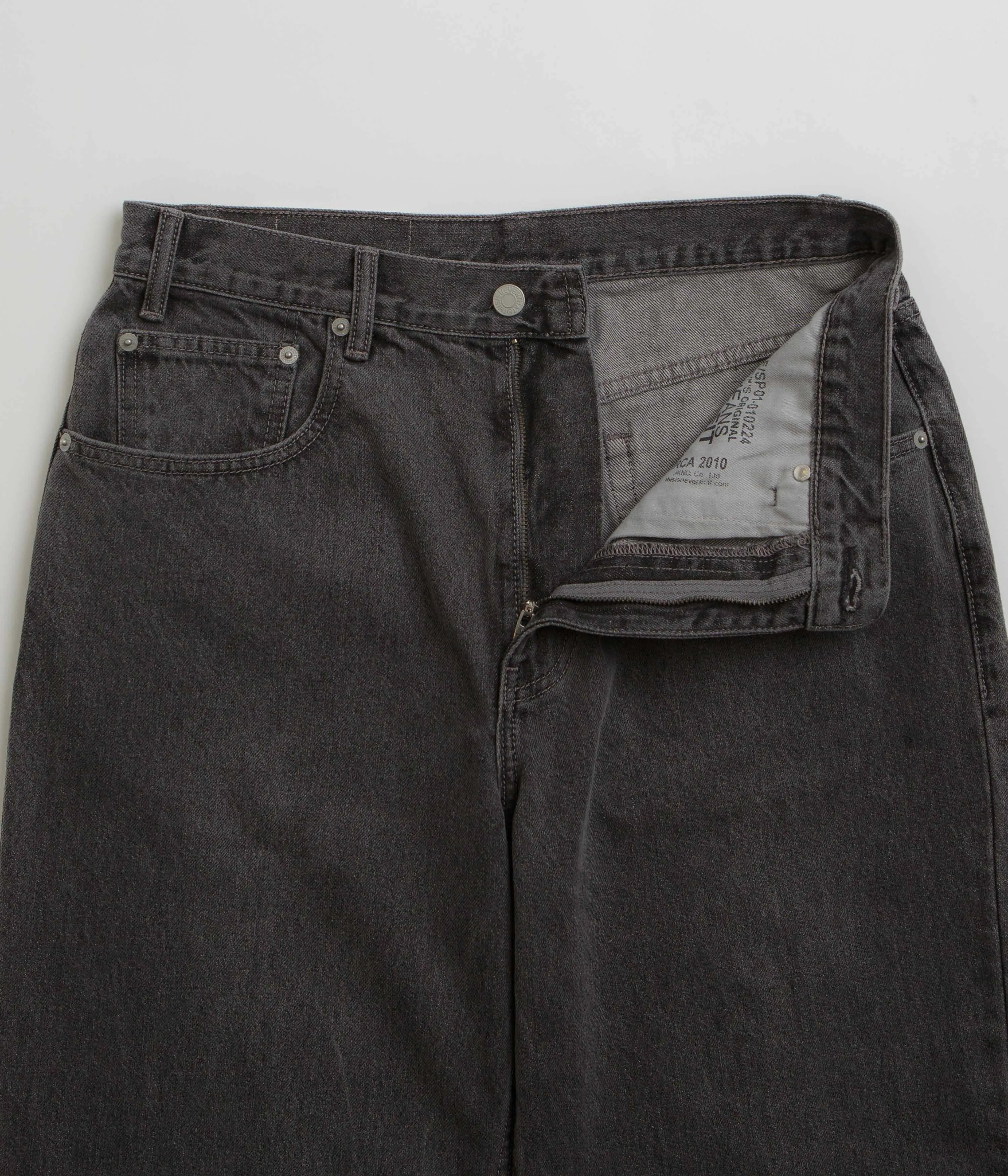 thisisneverthat Relaxed Jeans - Grey Soft Stretch