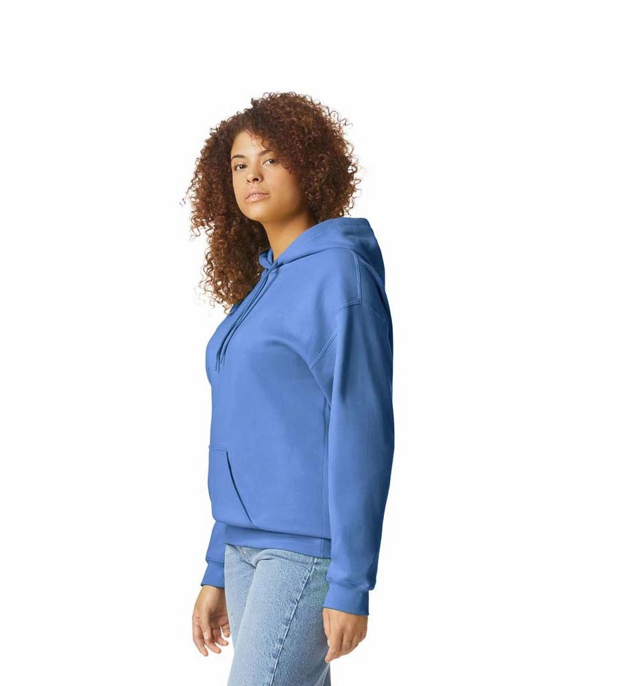 Softstyle Midweight Fleece Adult Hoodie | STONE BLUE simple design