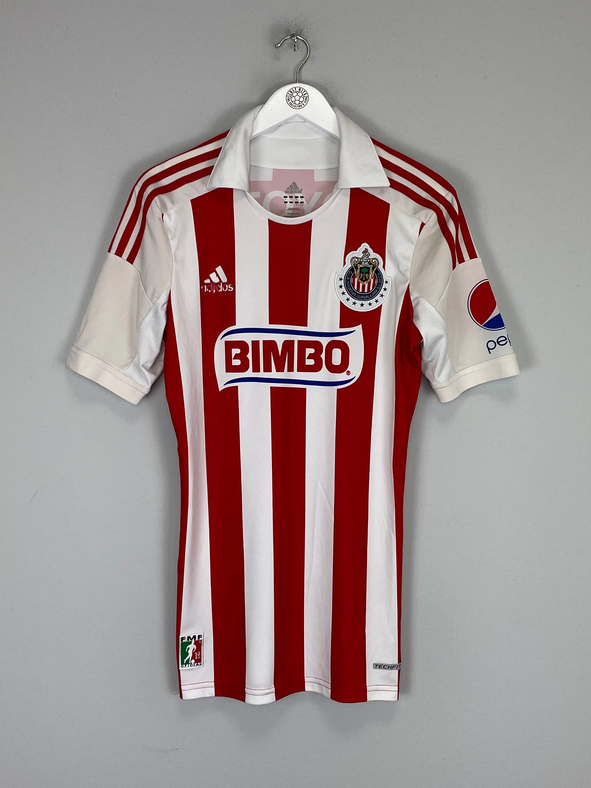Breathable Mesh Panels Breath Flow 2012/13 CHIVAS GUADALAJARA *PLAYER ISSUE* HOME SHIRT (L) ADIDAS