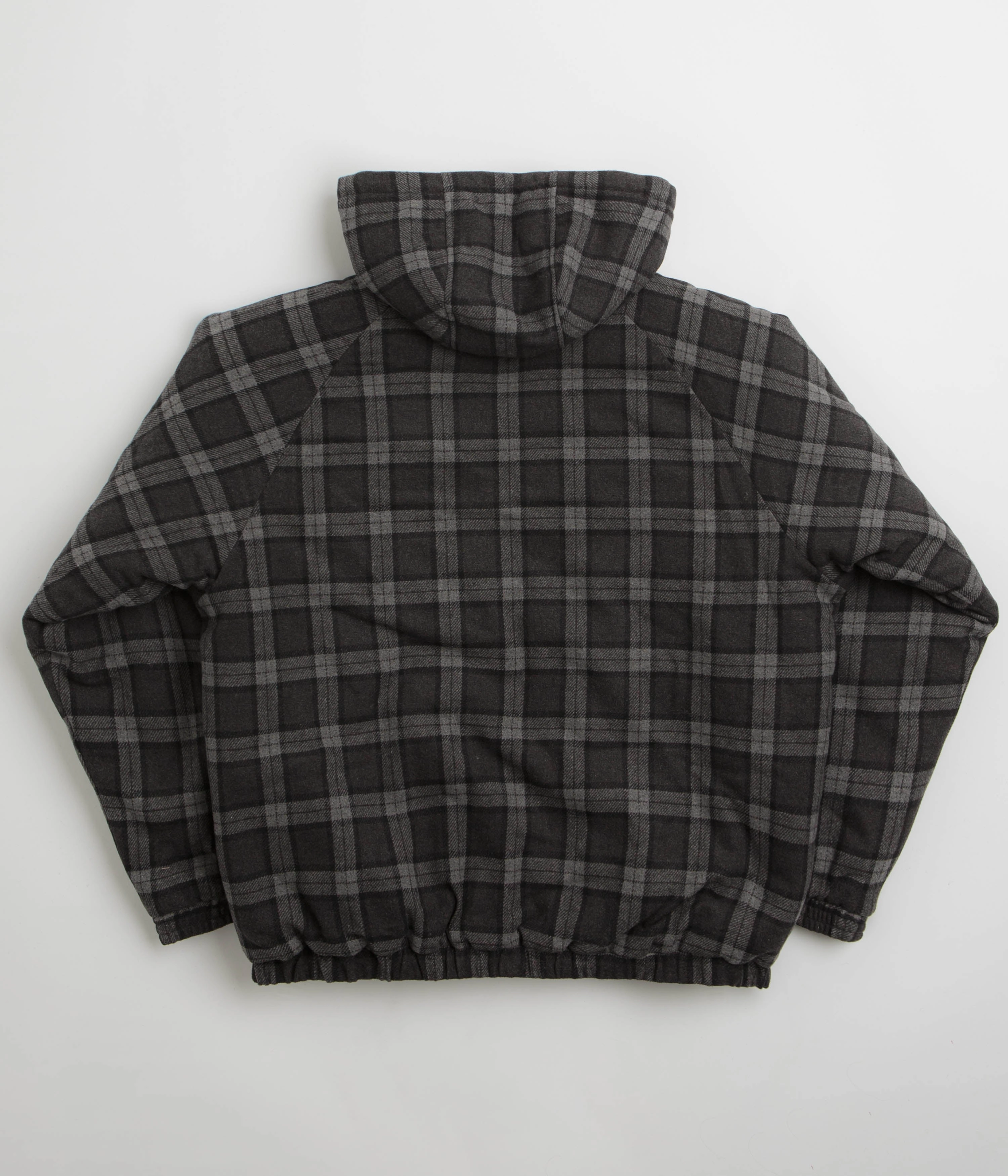 Taped Neckline Seams Four Way Stretch Fabric ROA Logger Primaloft Checked Jacket - Anthracite