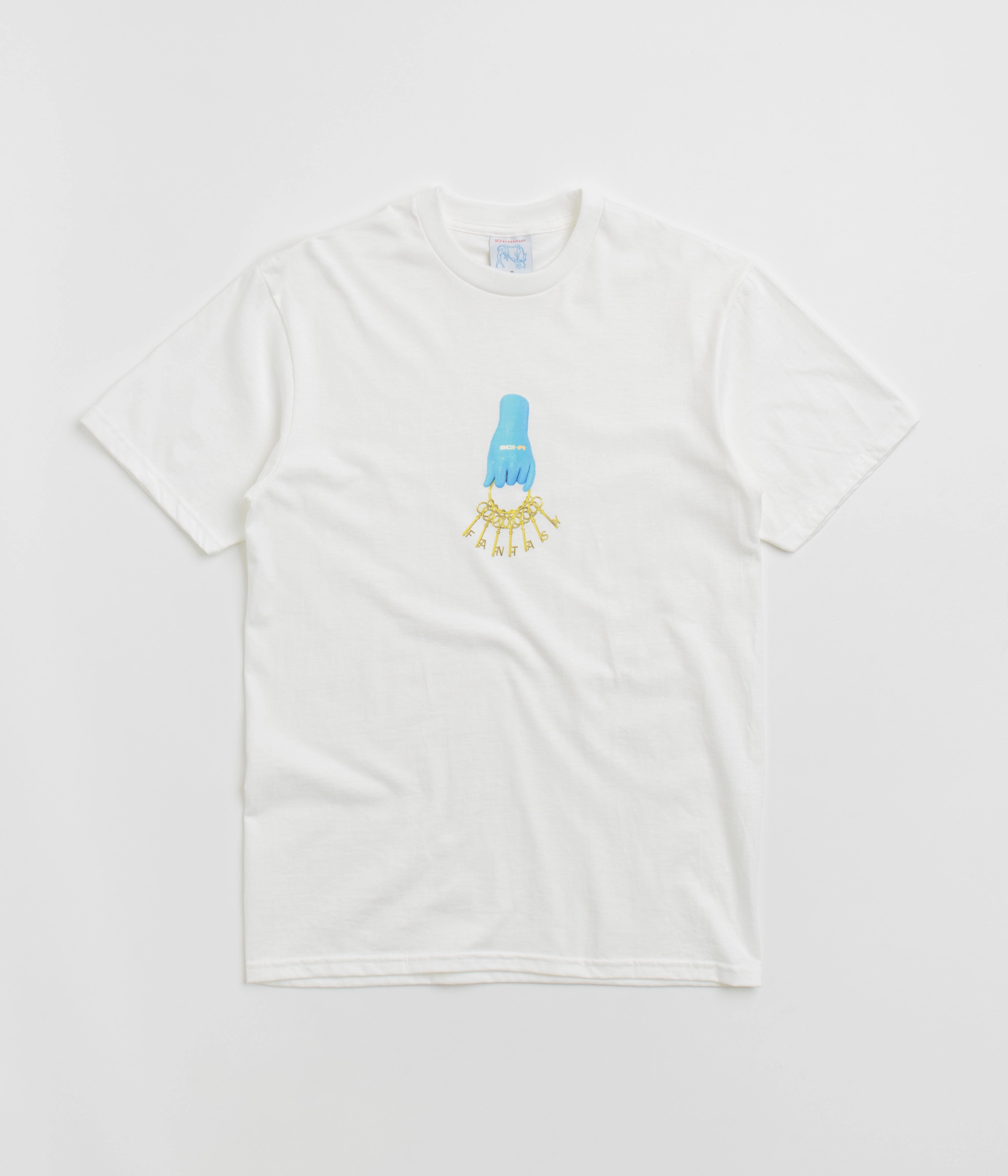 Sci-Fi Fantasy Keys T-Shirt - White Travel Ready