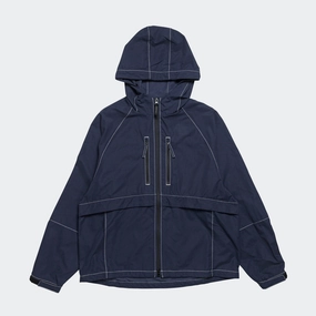 Ergonomic Drape Reflective Bands Sonora Hooded Jacket - Navy