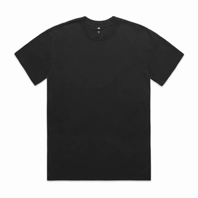 No Slip Shoulder Design Comfy Layer Wear Heavy Faded Tee | FADED BLACK