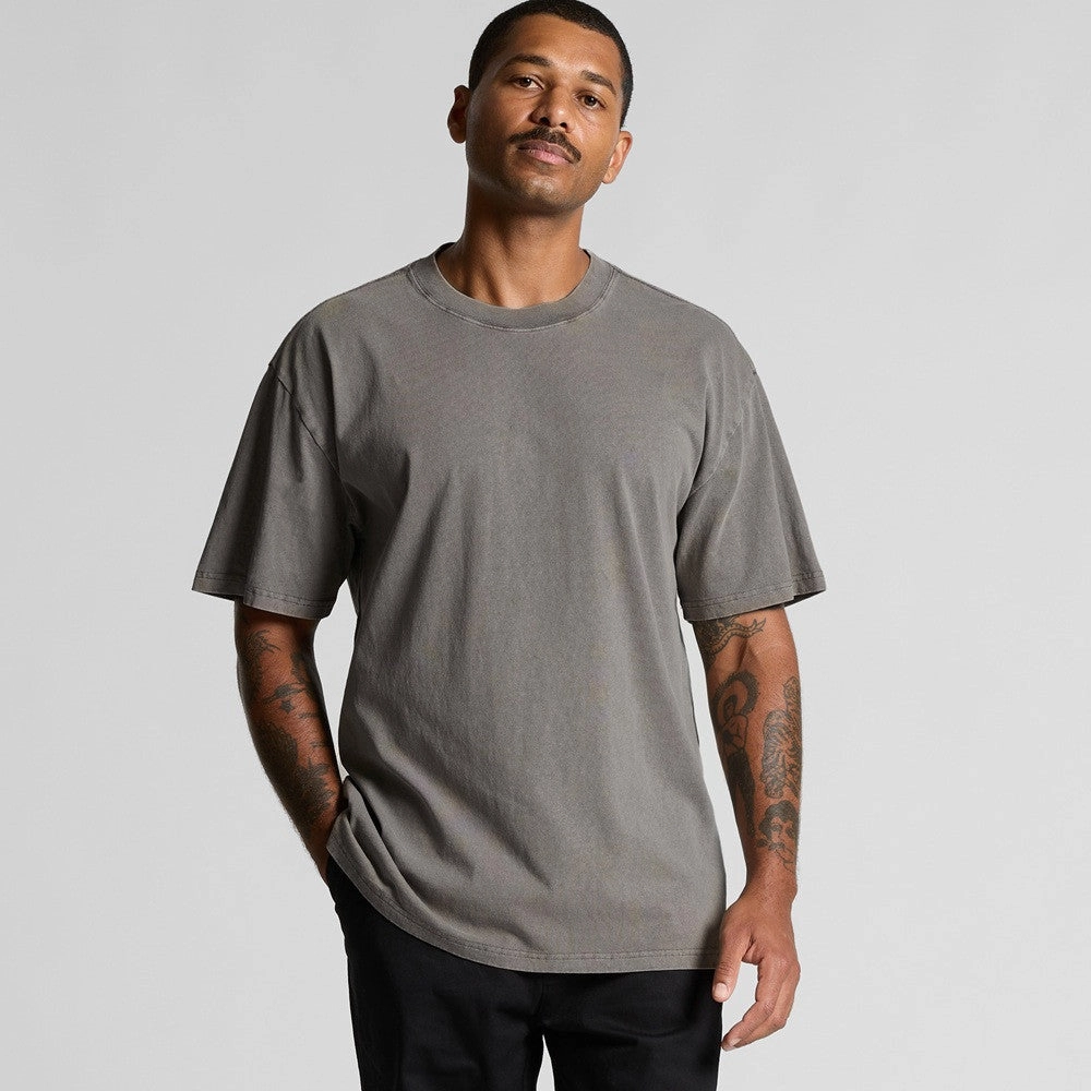 UV resistant Heavy Faded Tee | FADED BLACK
