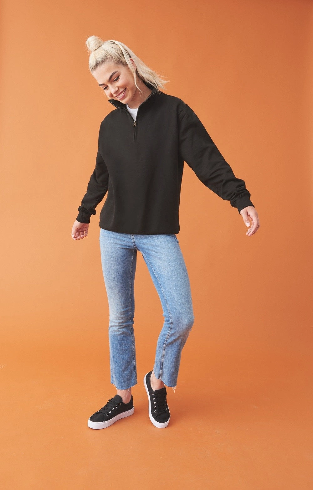 Light Color great for presents Sophomore 1/4 Zip Sweat | BURGUNDY