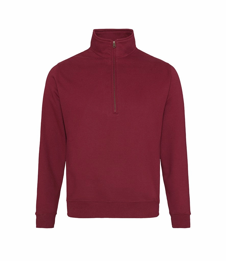 Sophomore 1/4 Zip Sweat | BURGUNDY Sports Style color trend
