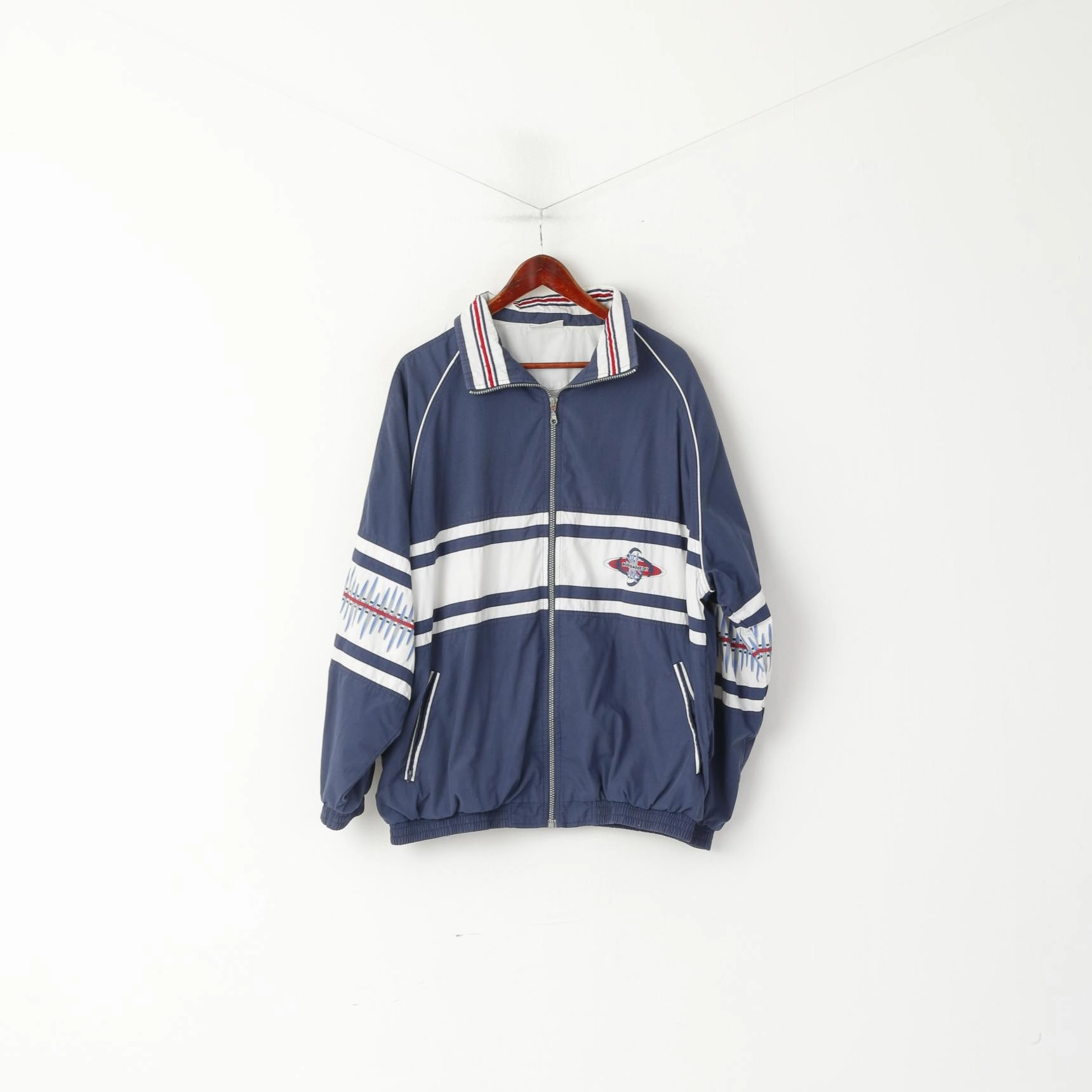 Killtec Men XL Jacket Navy Vintage TSV Gaimersheim Handball Zip Up Bomber Top Slim Layer UltraLight Packable Design