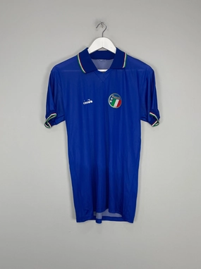 Active Edge Ergonomic Pattern Design 1986/90 ITALY HOME SHIRT (S) DIADORA