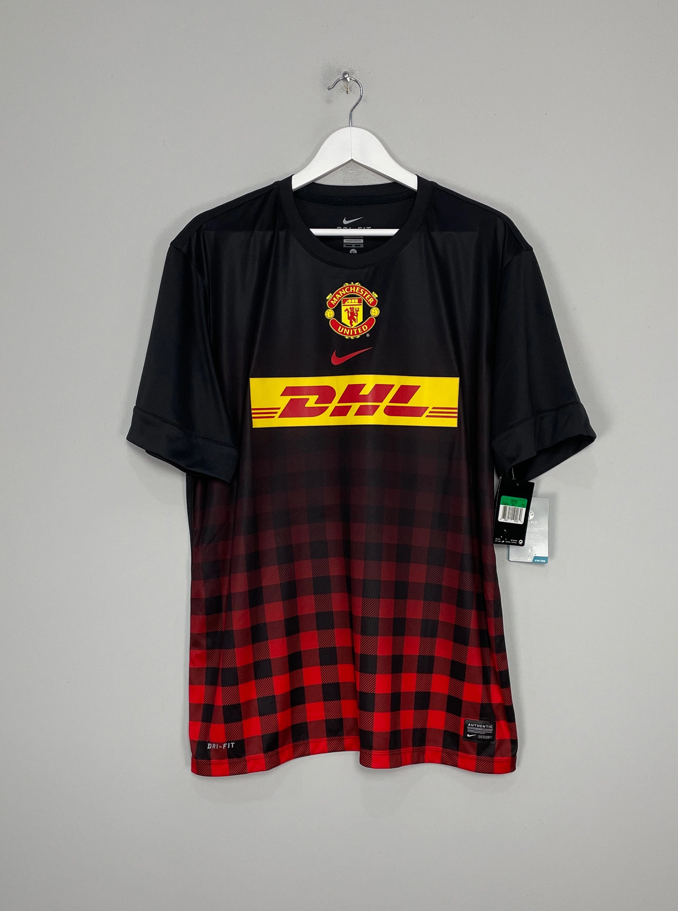 Drop Shoulder Fit Breathe Zone 2012/13 MANCHESTER UNITED *BNWT* TRAINING SHIRT (XL) NIKE