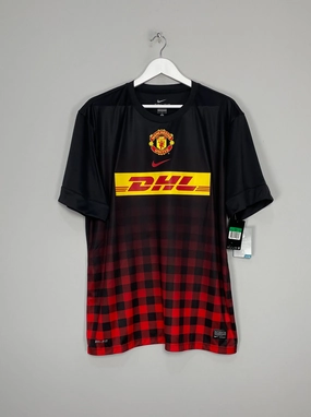 Bonded Armhole Frames Ultra Soft Weave 2012/13 MANCHESTER UNITED *BNWT* TRAINING SHIRT (XL) NIKE