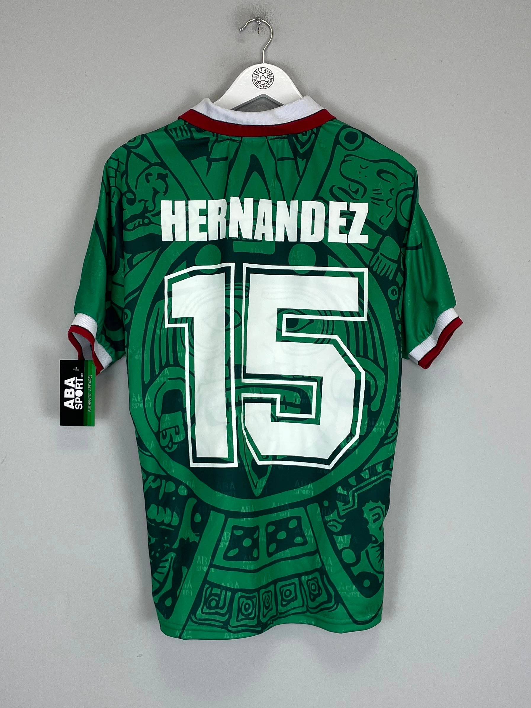 Non Chafe Seams 1998 Mexico Hernandez #15 *Reissue* Home (Multiple Sizes) ABA Sport