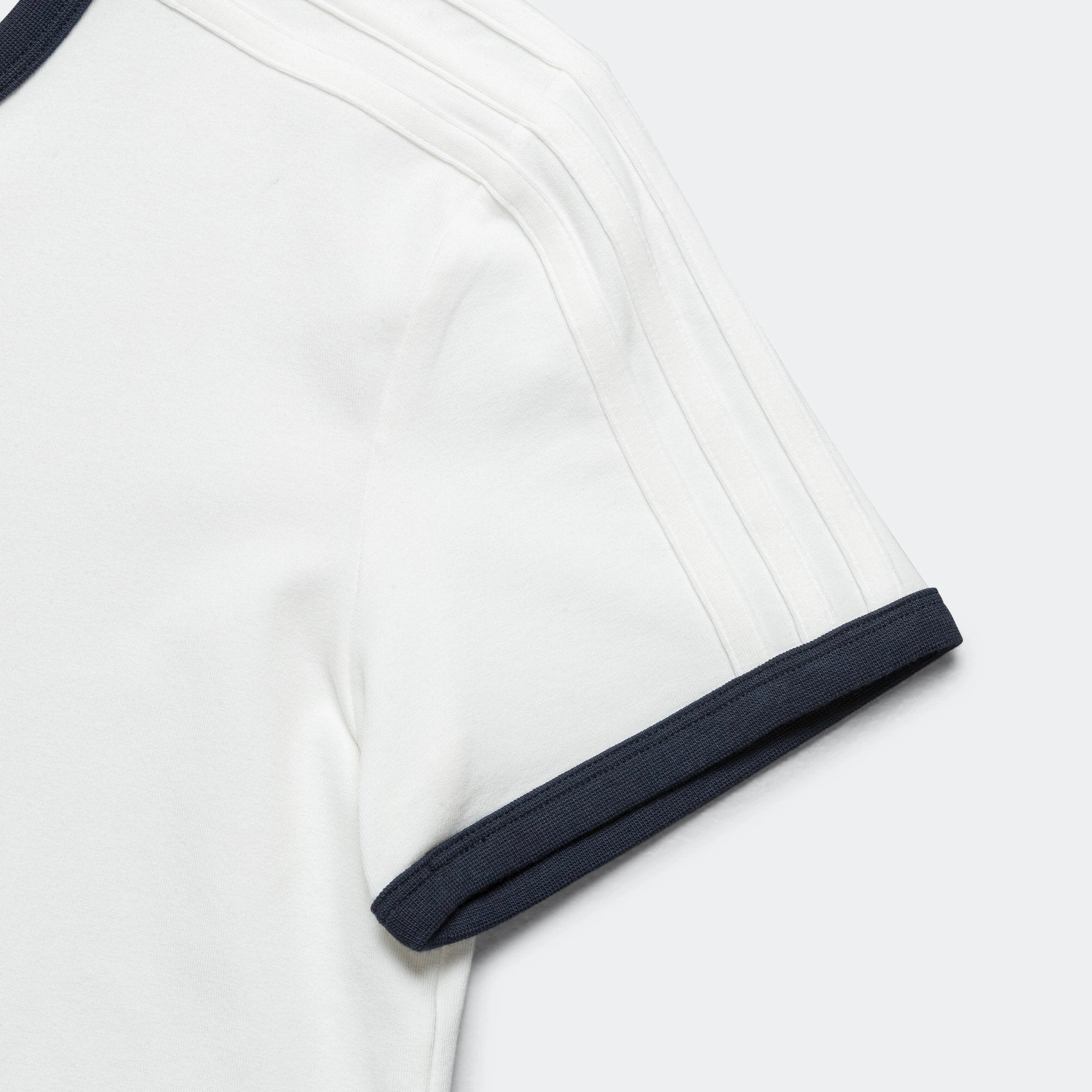 Womens T-Shirt x Sporty & Rich - Cream White/Night Navy Lightweight Weave Essential layering piece