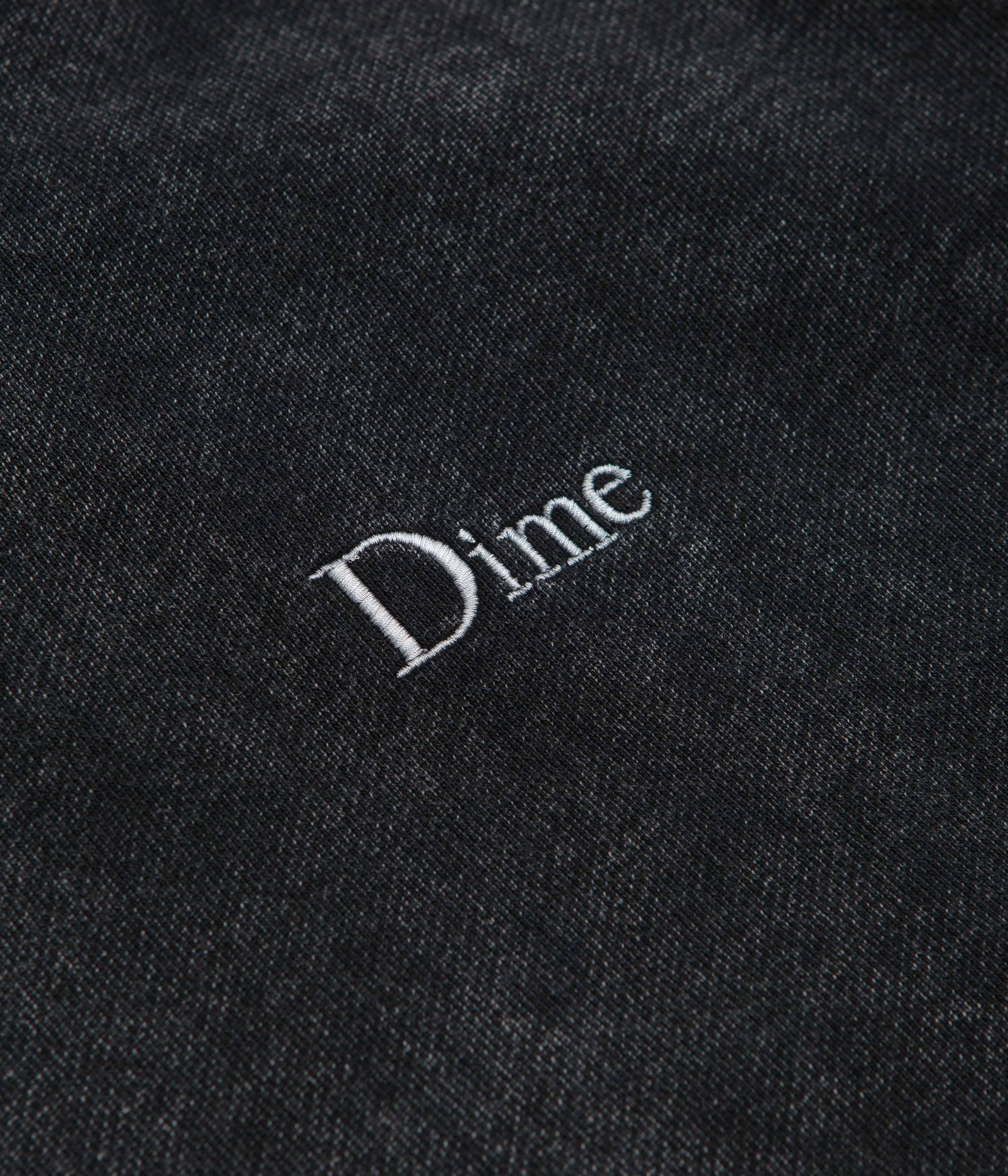 Dime Classic French Terry Hoodie - Faded Black Wind Resistant Coating Functional Fashion