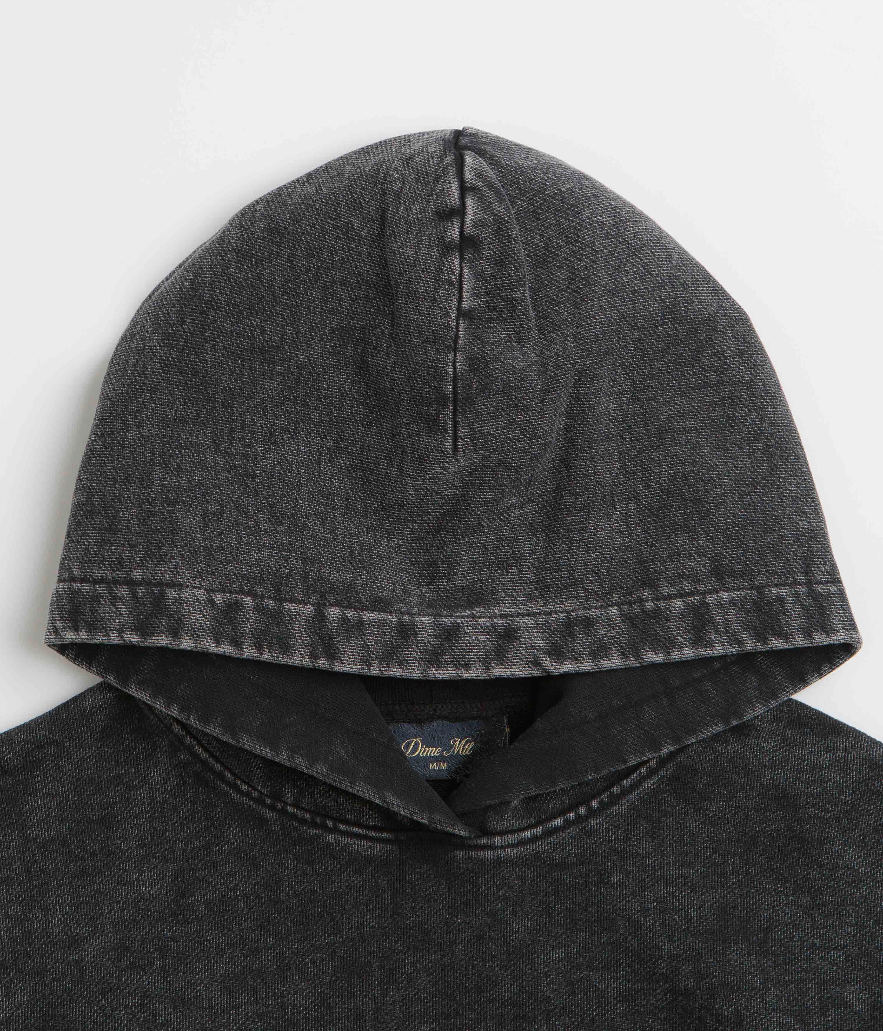 Dime Classic French Terry Hoodie - Faded Black Street Times