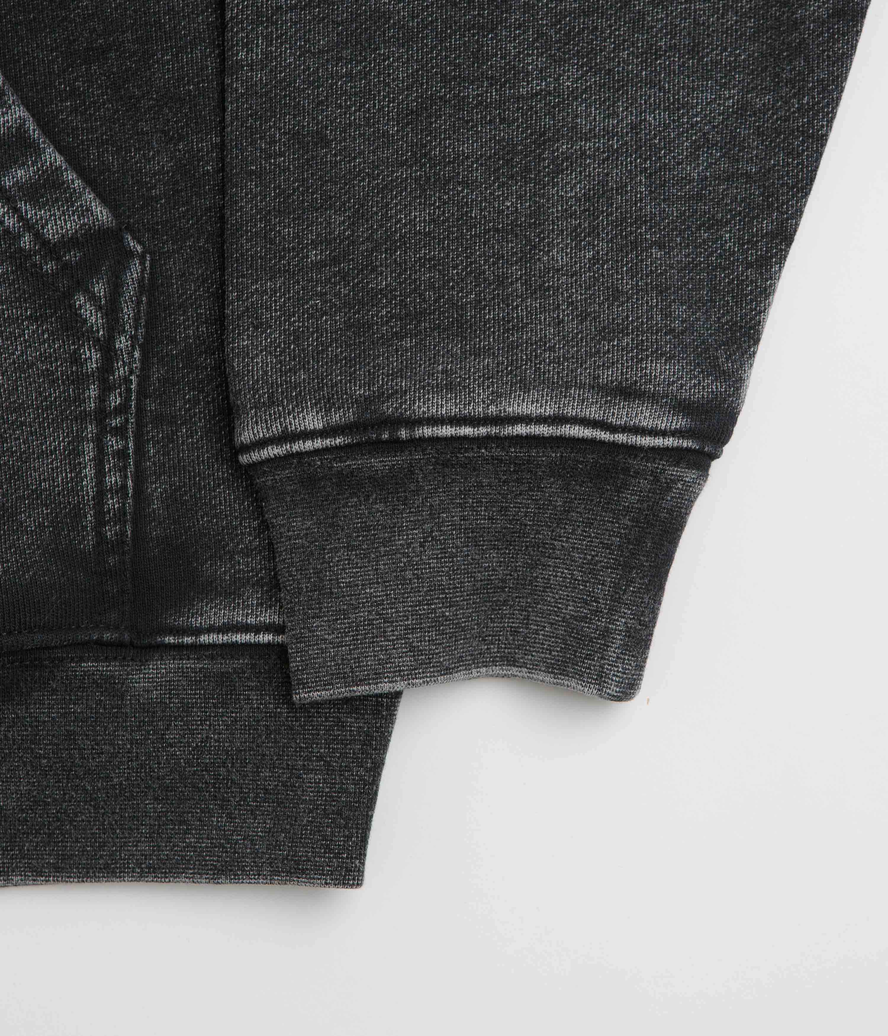 thermal fabric Holiday Wear Dime Classic French Terry Hoodie - Faded Black