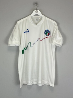 Power Form 1990/91 ITALY TRAINING SHIRT (L) DIADORA