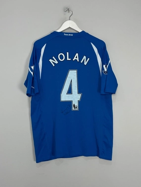 2010/11 NEWCASTLE NOLAN #4 *MATCH ISSUED   SIGNED* AWAY SHIRT (XL) PUMA Total Ease