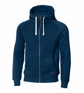 Williamsburg Fashionable Hooded Sweatshirt | INDIGO Garment Dyed Finish