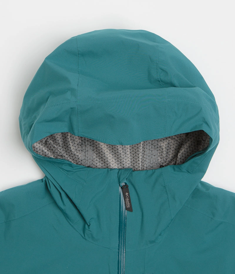 Columbia Ampli-Dry II Shell Jacket - River Blue Street Wear Tactile Response Fabric