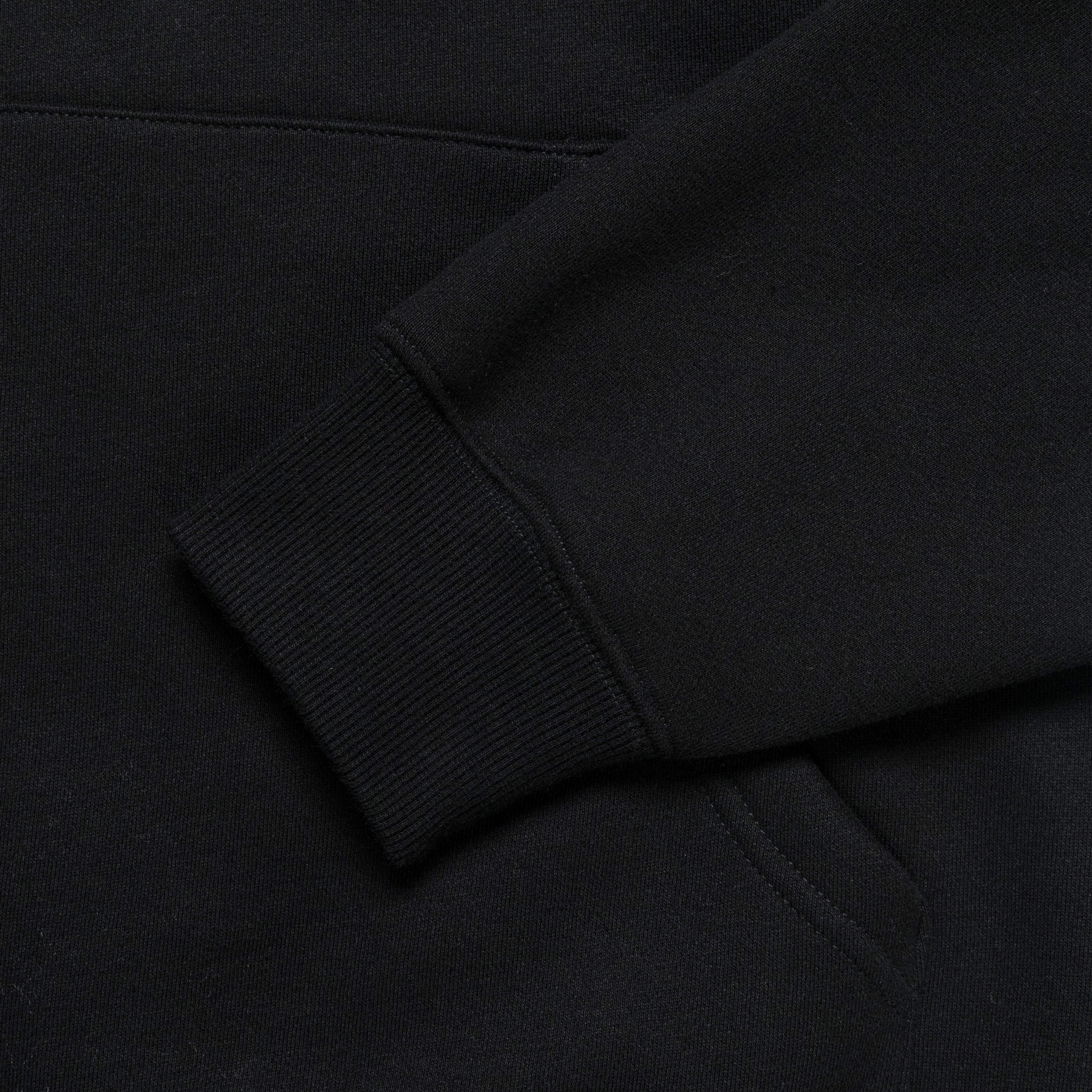 waterproof Sport Hooded Sweatshirt - Black