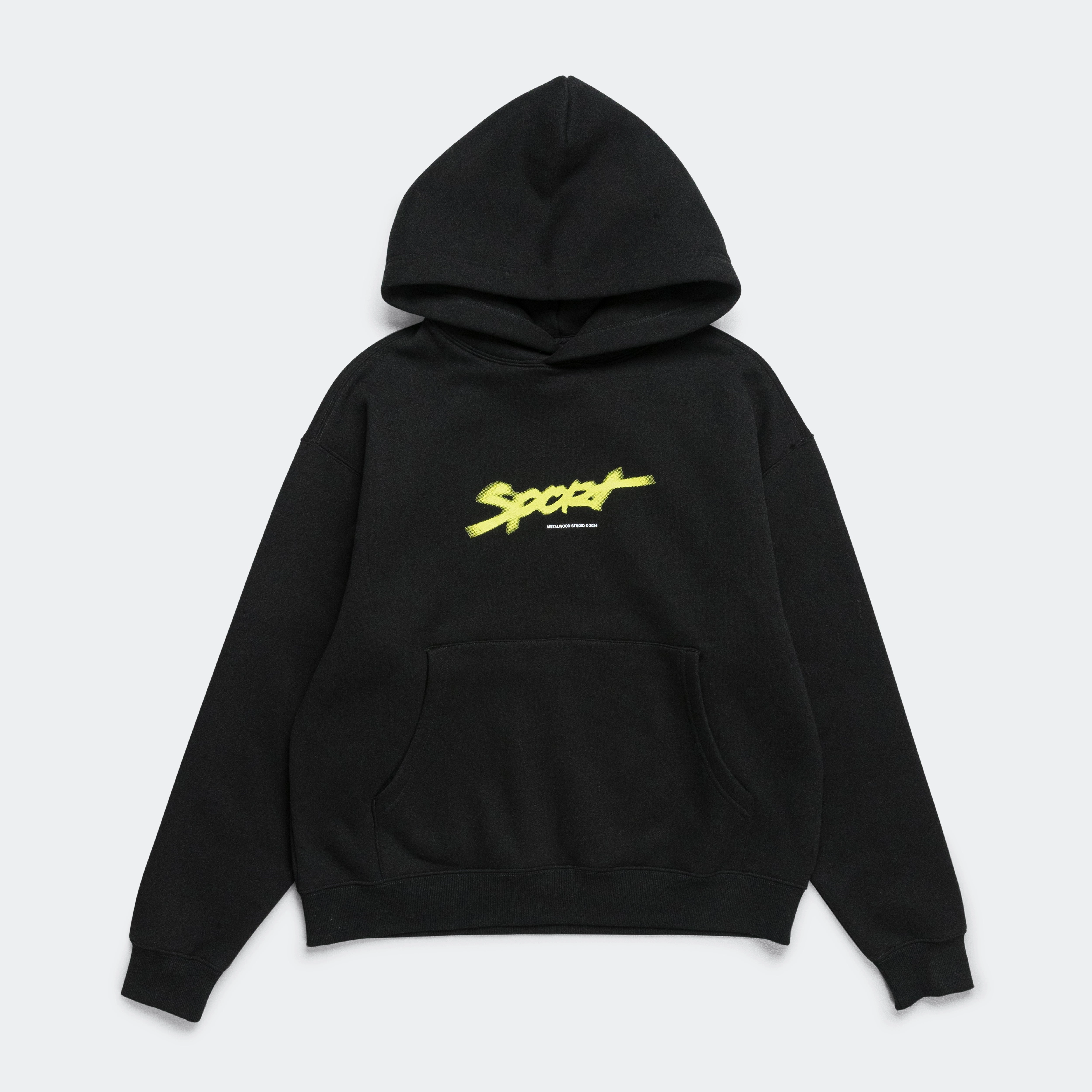 Loose Fit product sock comfort Sport Hooded Sweatshirt - Black