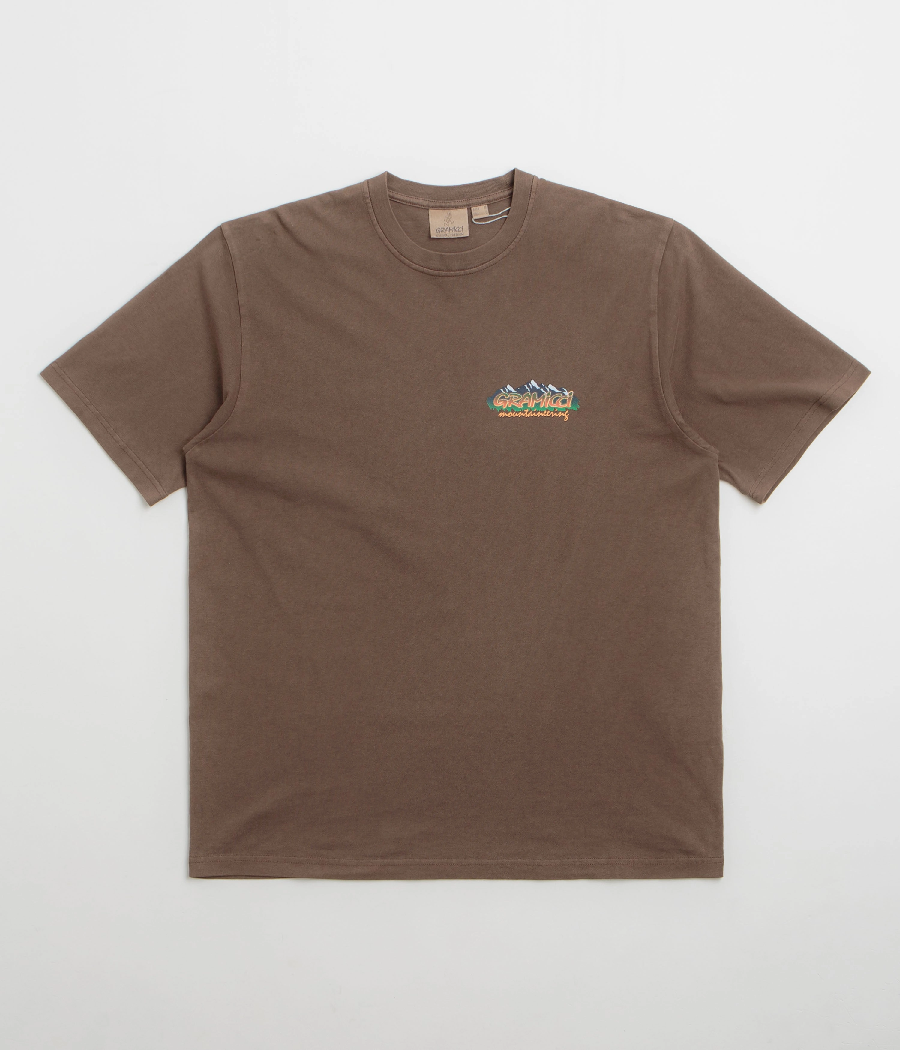 Lightweight Layer Gramicci Mountaineering T-Shirt - Brown Pigment