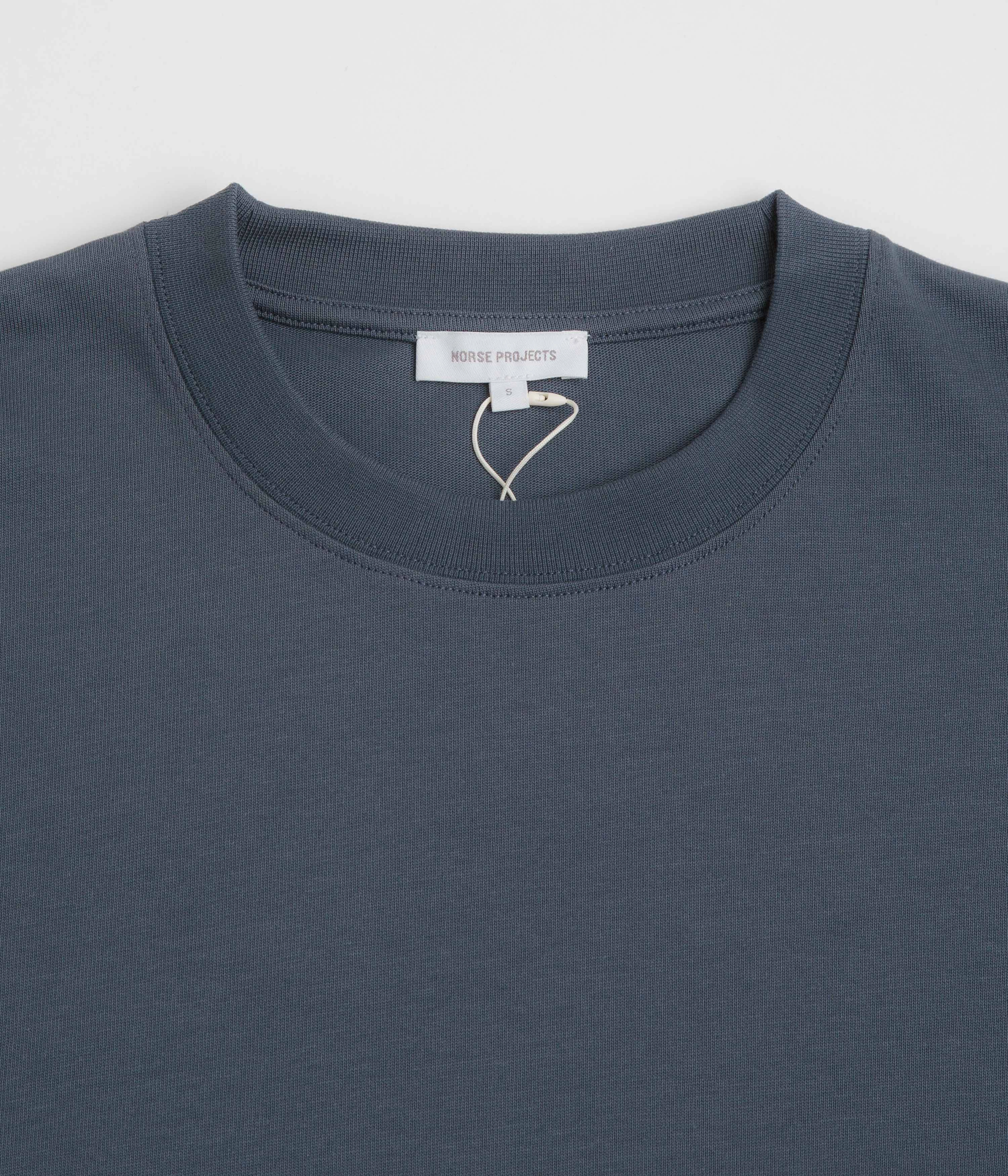 Lightweight Feel Layered Comfort Norse Projects Standard Heavy Loose T-Shirt - Orion Blue