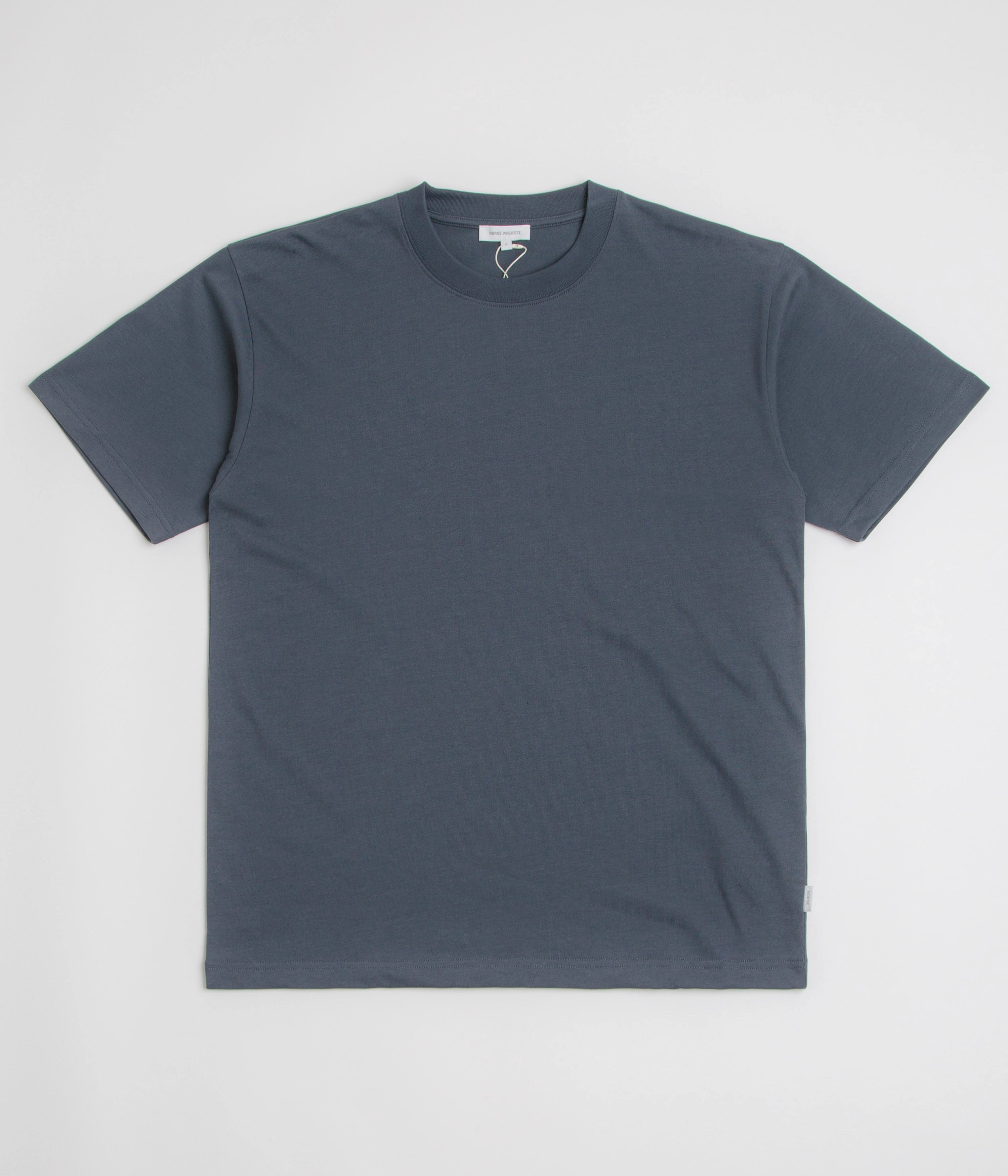 Norse Projects Standard Heavy Loose T-Shirt - Orion Blue Lightweight Design Lace trim