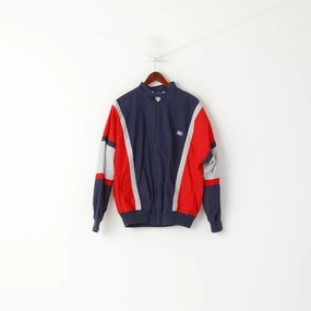 Sportiv Men 54 L Jacket Navy Vintage Sportswear 90s Full Zipper Bomber Top Functional Fit