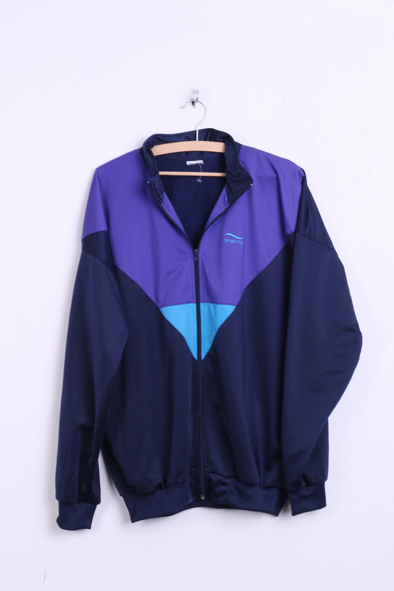 product graffiti urbanity Regular Fit Sportive Mens XL Sweatshirt Navy Sport Warm Up Jacket