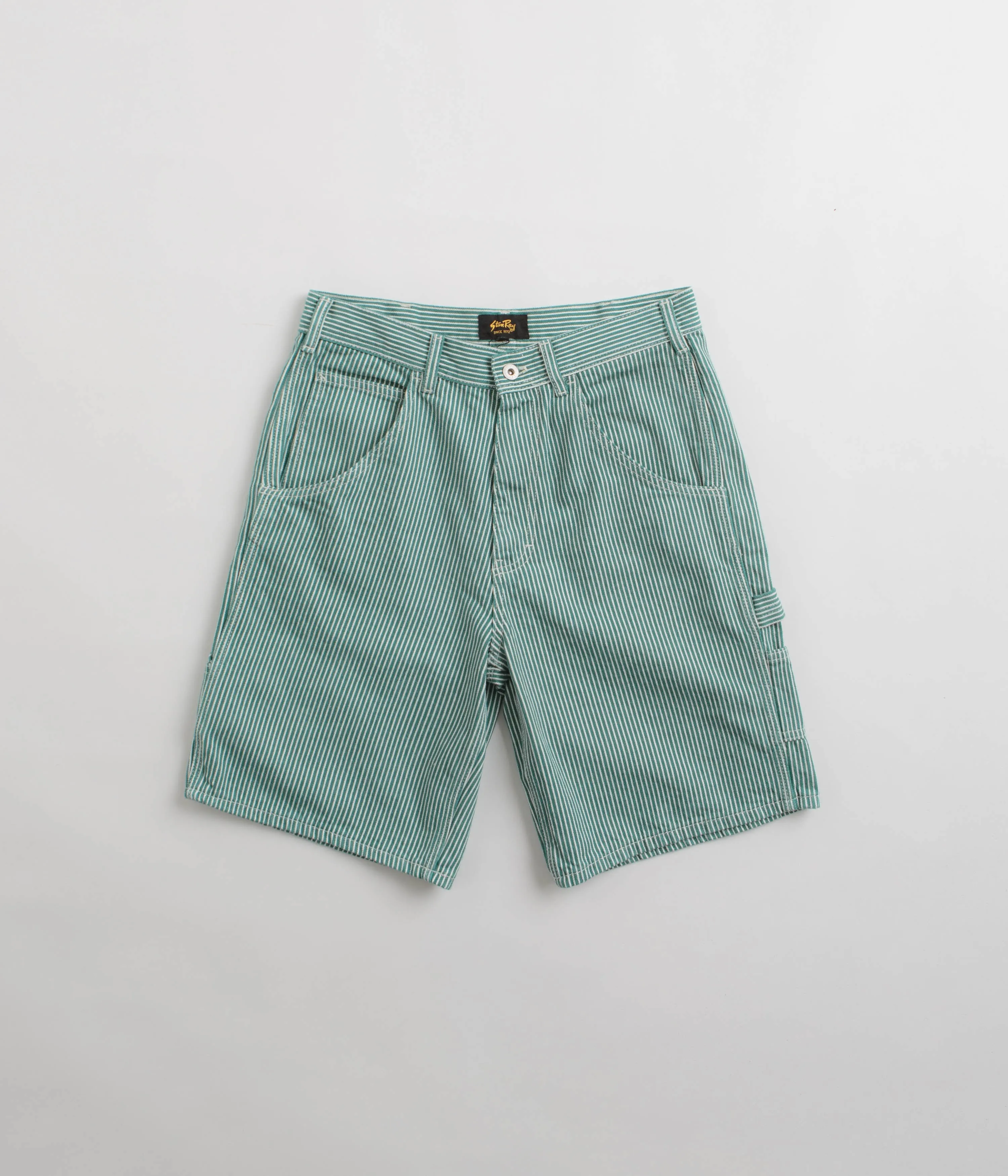 Stan Ray Big Job Shorts - Agave Stone Hickory Polyester fabric Airy Design