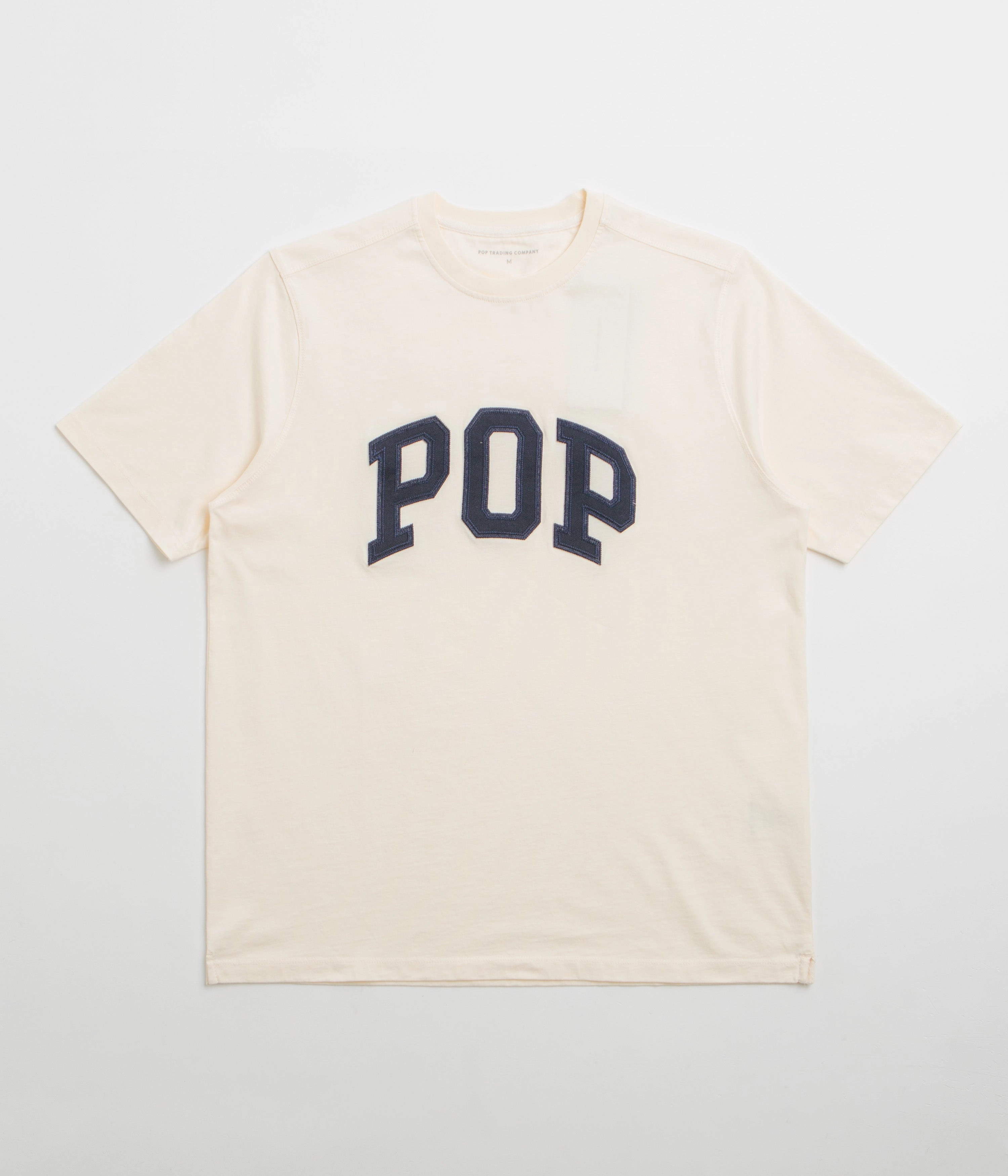 Pop Trading Company Arch T-Shirt - Off White Fun Prints Comfort Design