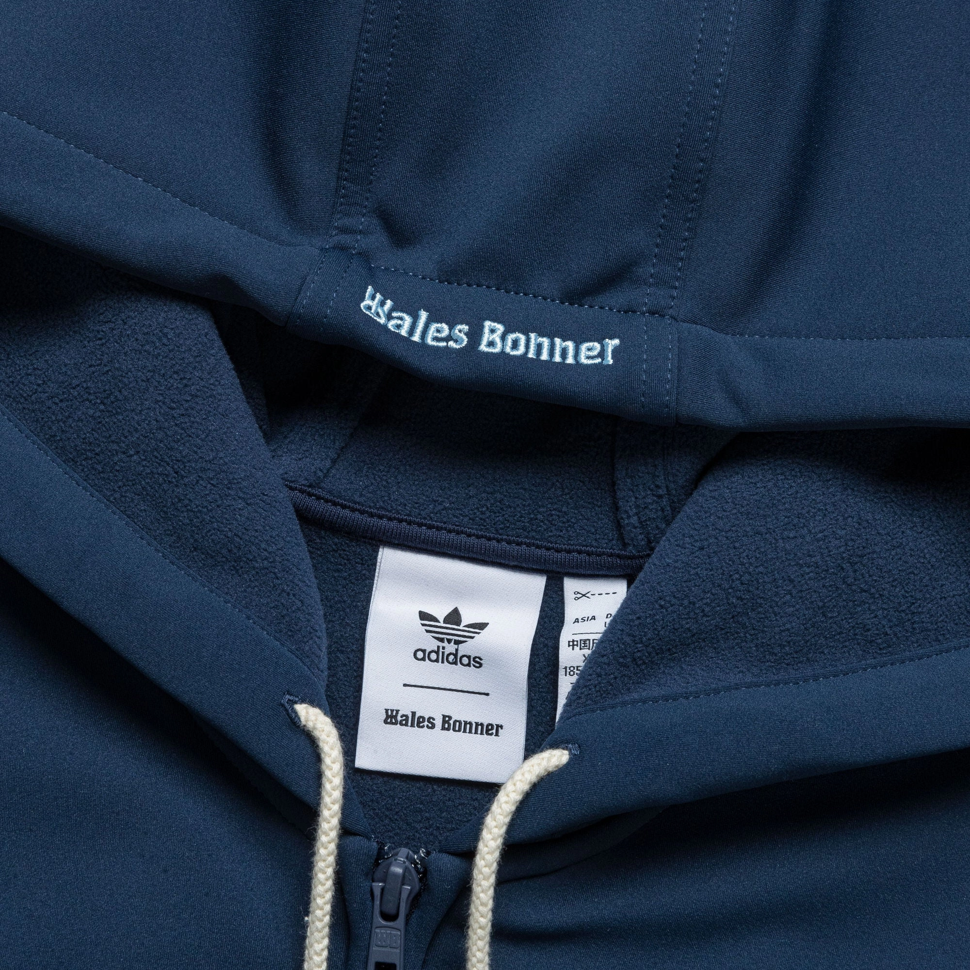Track Hoody x Wales Bonner - Collegiate Navy Warm Hoodie Tailored Fit