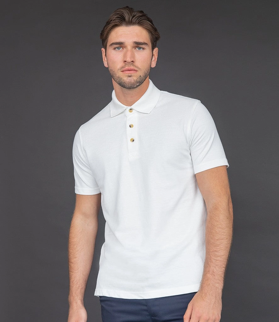 Classic Cotton Pique Polo Shirt | BLACK Cozy Fit NonRestrictive Cut