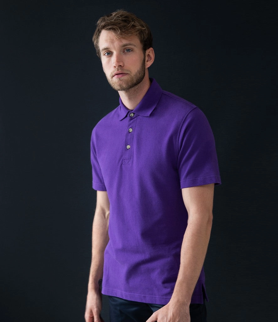 Classic Cotton Pique Polo Shirt | BLACK Performance Fabric
