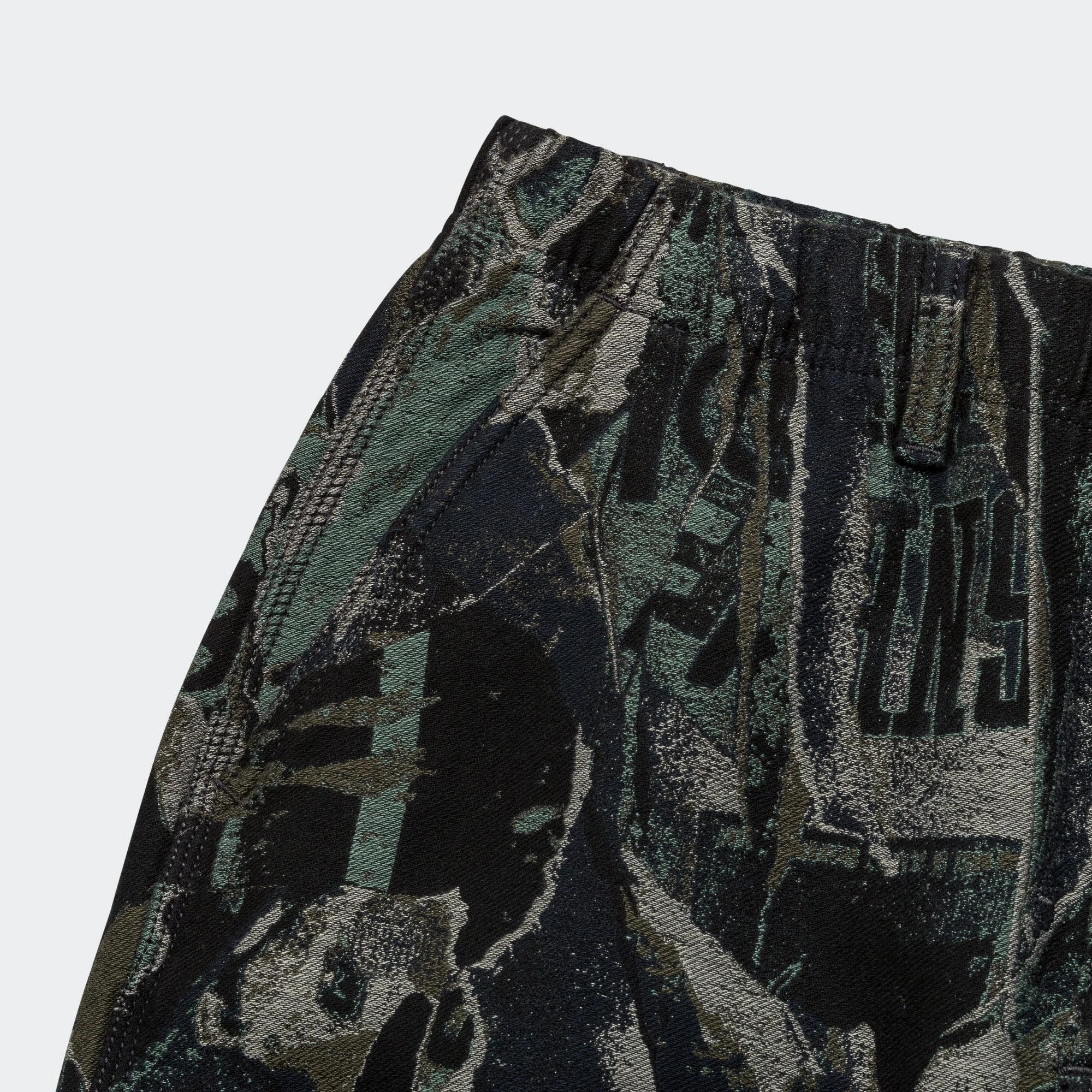 ThermalRegulatingLining Jacquard Loose Pant - Black