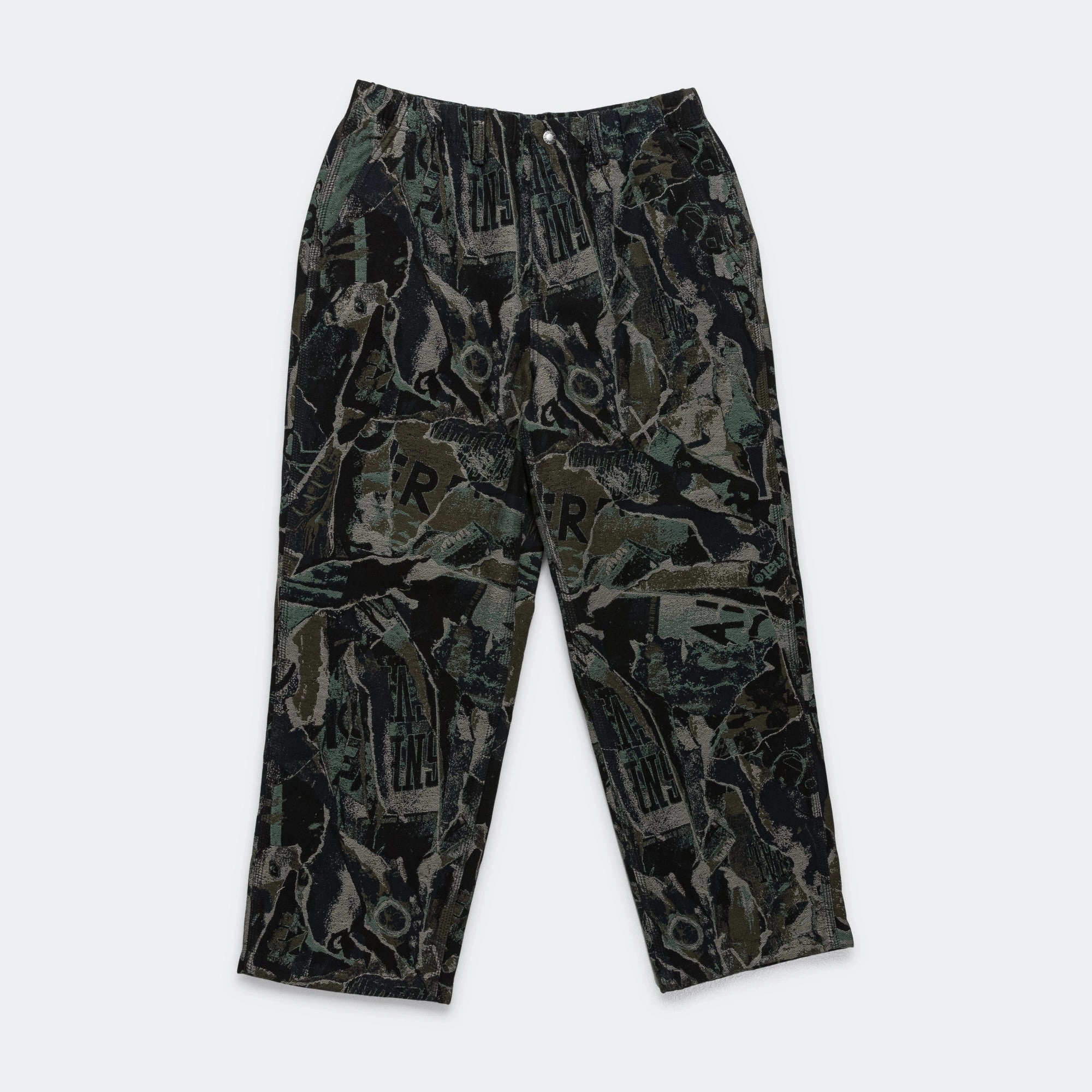 Move Freely Jacquard Loose Pant - Black