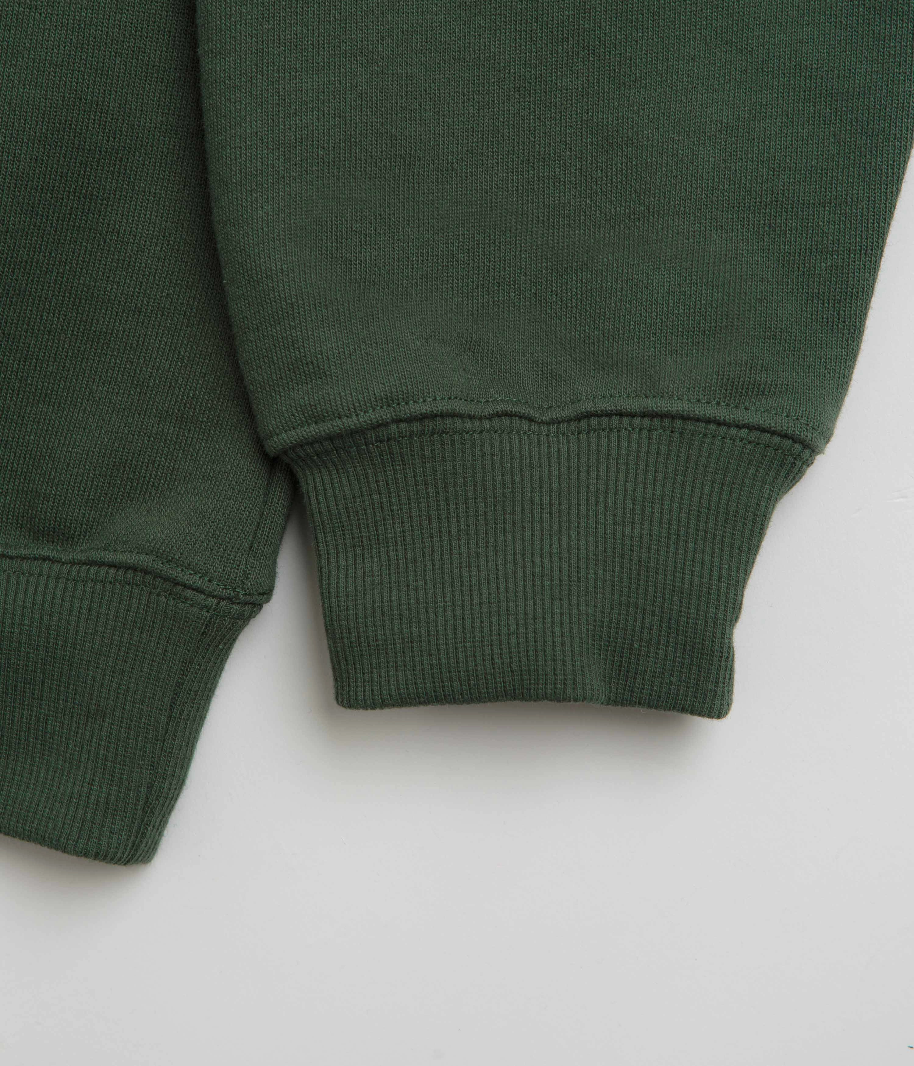 XLarge Chenille Standard Logo Crewneck Sweatshirt - Green product dancing suitability Essential Minimal