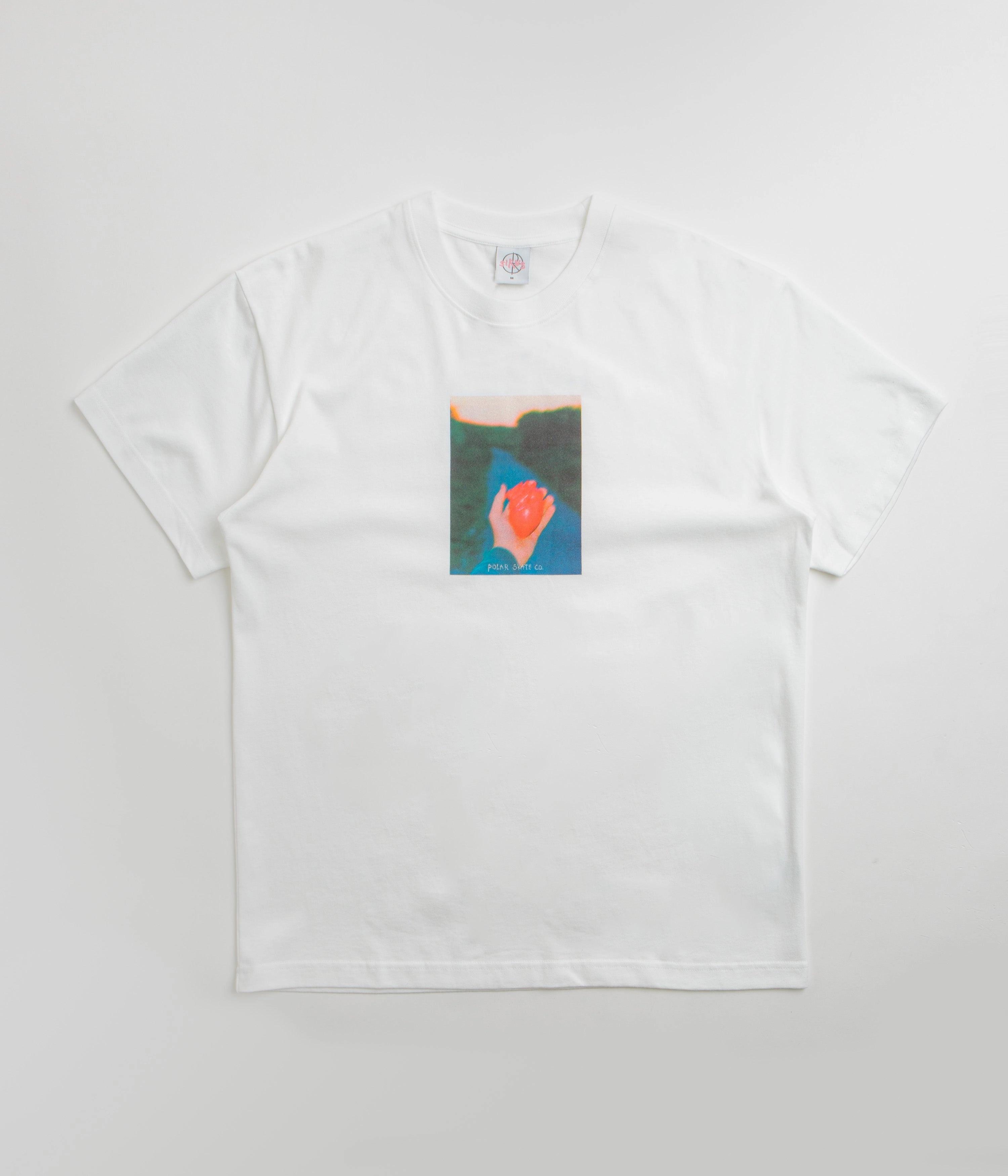 Vegan Polar Heart in Hand T-Shirt - White